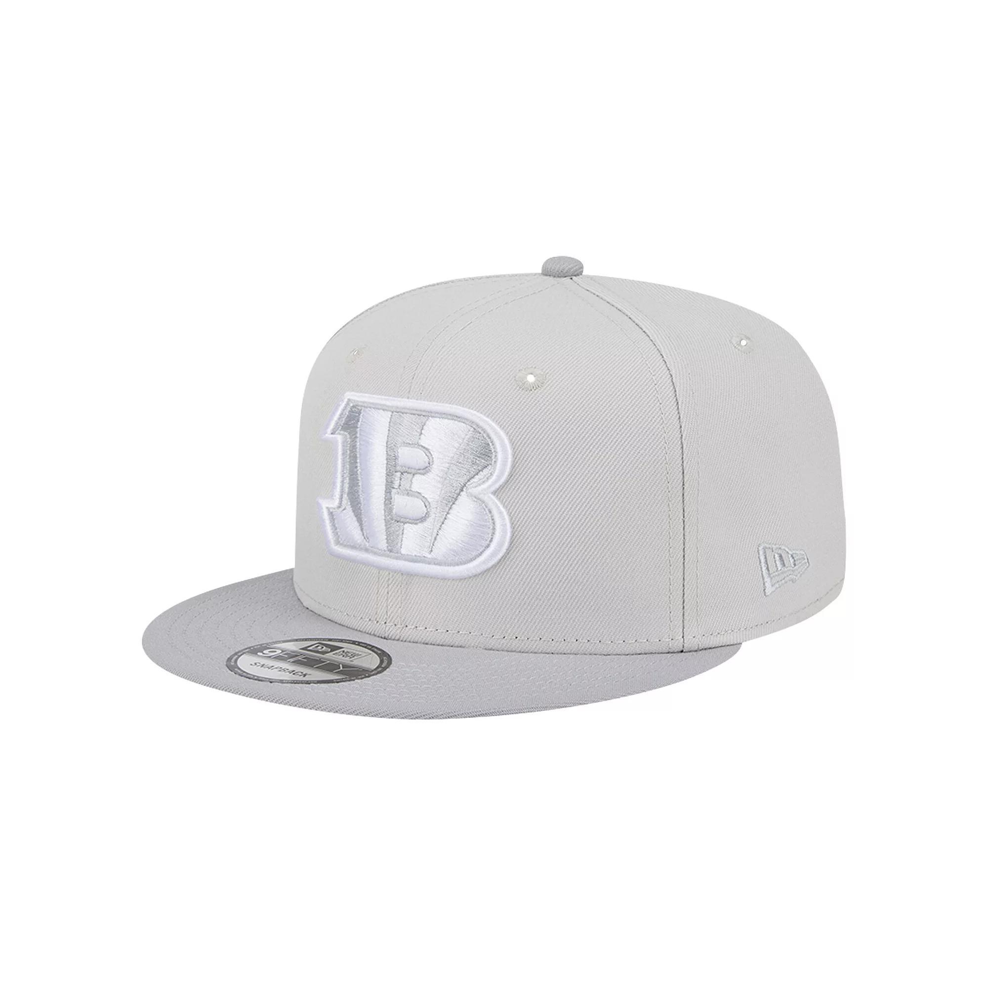 Men's New Era Stone/Gray Cincinnati Bengals Two-Tone Color Pack 9FIFTY Snapback Hat, Team Product Image