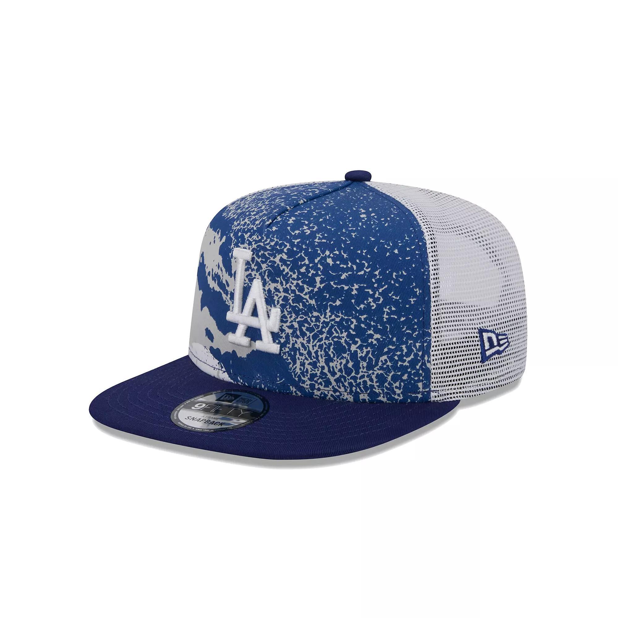Men's New Era Royal Los Angeles Dodgers Court Sport 9FIFTY Snapback Hat, Blue Product Image