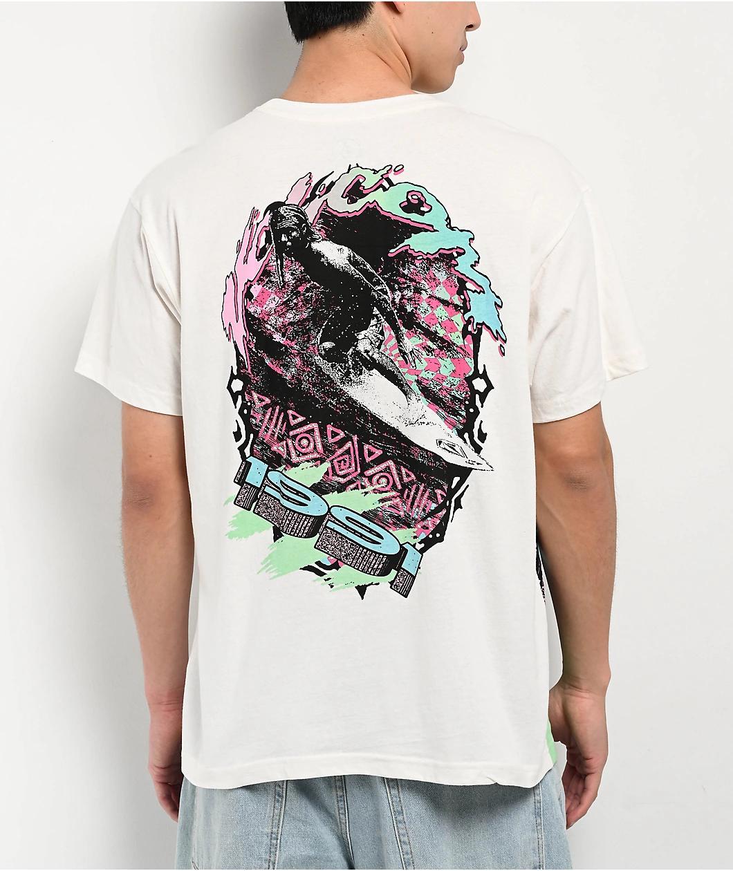 Volcom Heavy Tubes White T-Shirt Product Image