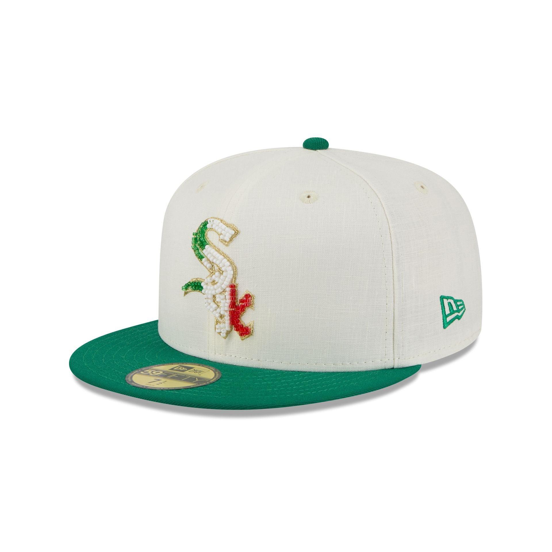 Chicago White Sox Beaded Linen 59FIFTY Fitted Hat Male Product Image