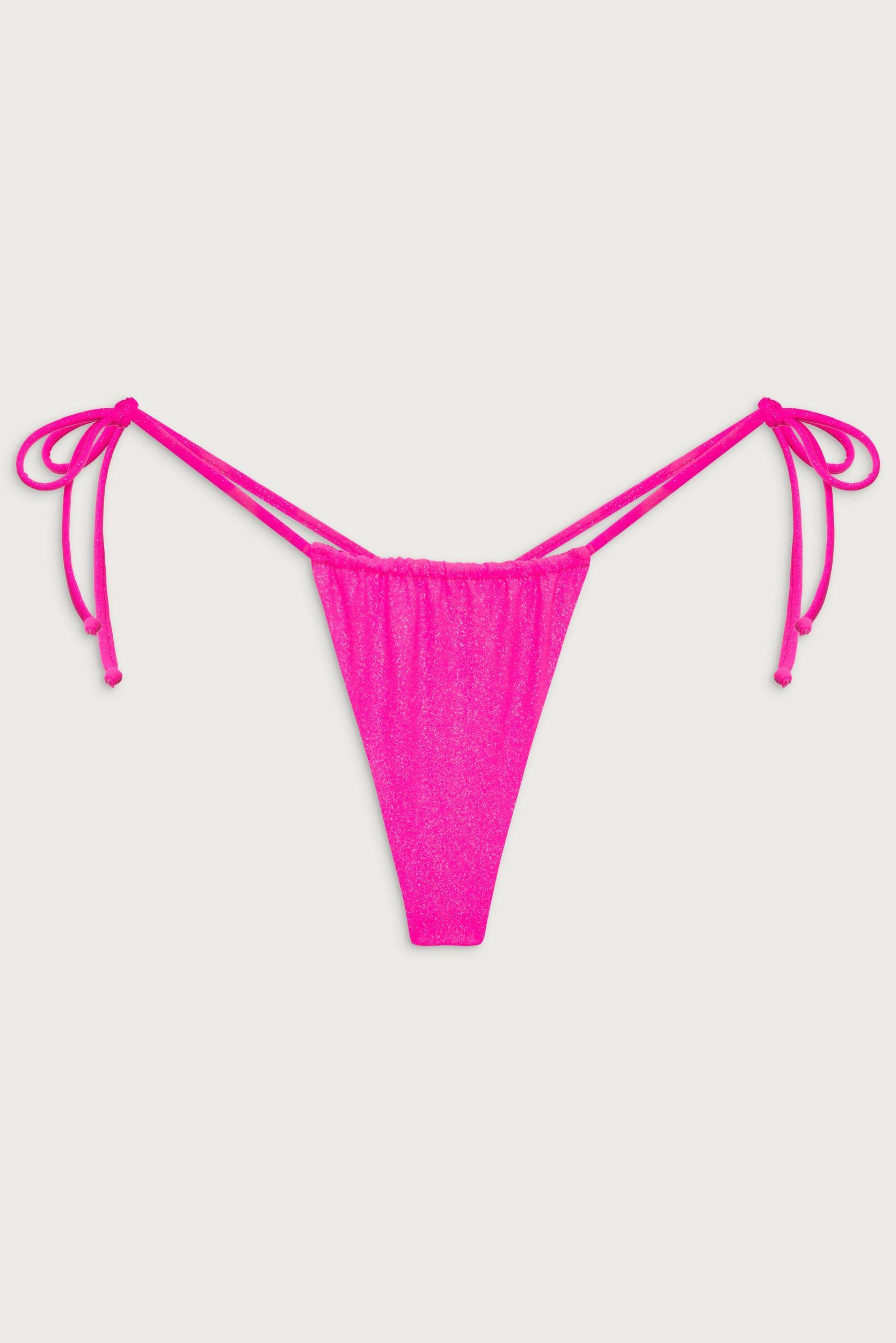 Tia Glitter Skimpy Bikini Bottom - Cosmos Product Image