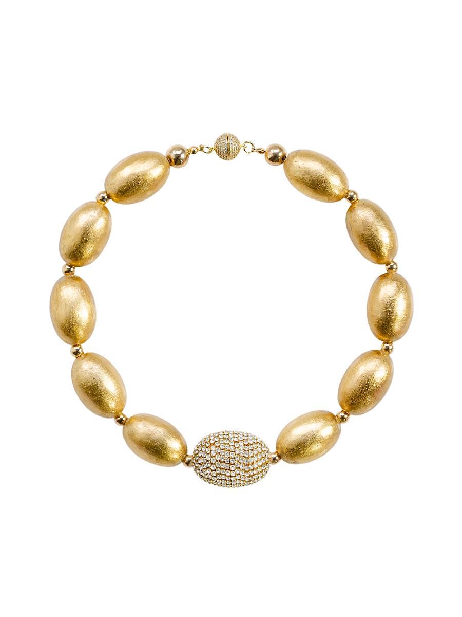 Womens toile Chrie Mixed-Media Beaded Necklace Product Image