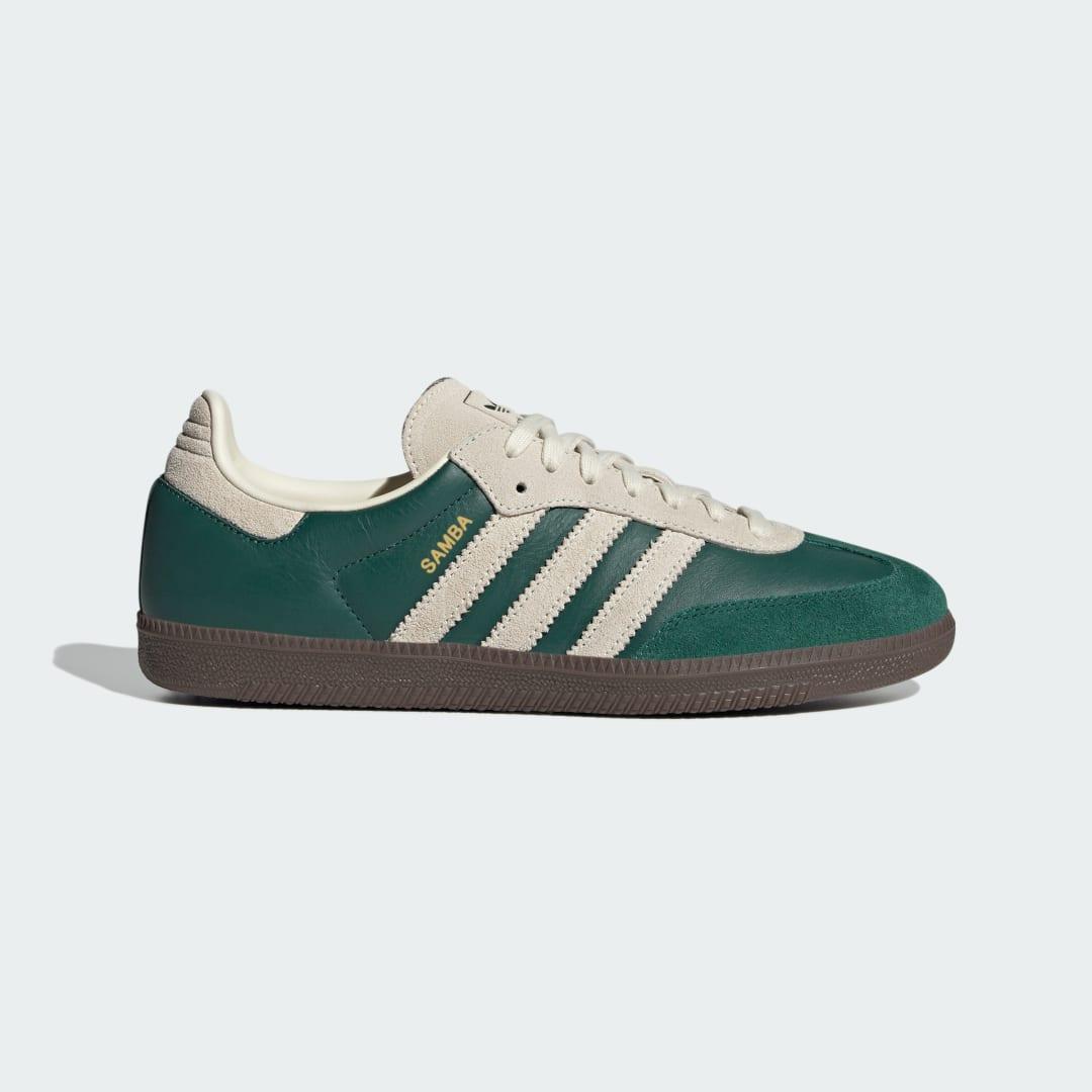 adidas Samba OG Sneaker in Collegiate Green/cream White at Nordstrom, Size 14 Women's Product Image