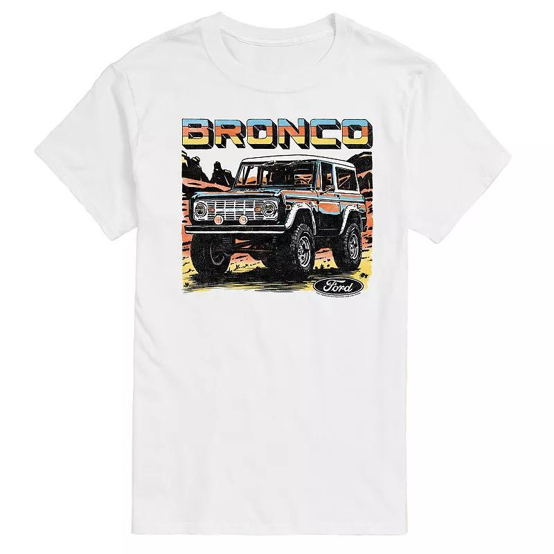 Men's Ford Bronco Desert Graphic Tee, Size: XL, White Product Image