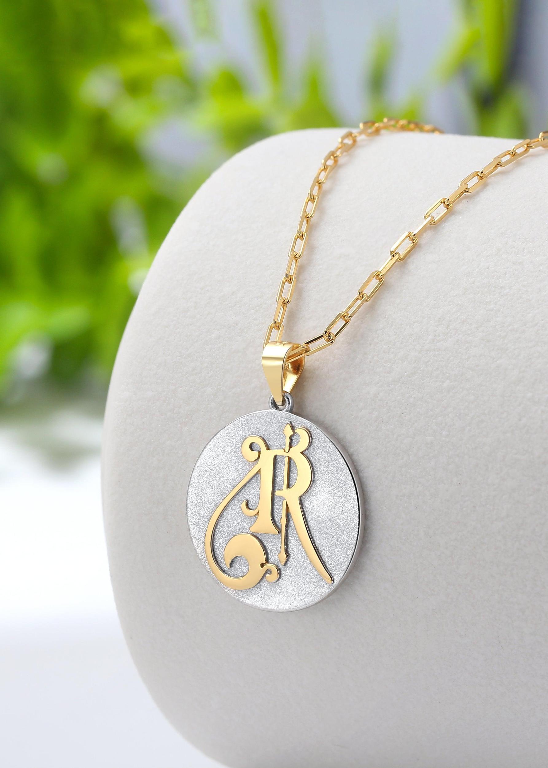 Saints & Saviors Fancy Initial K Pendant Necklace Product Image