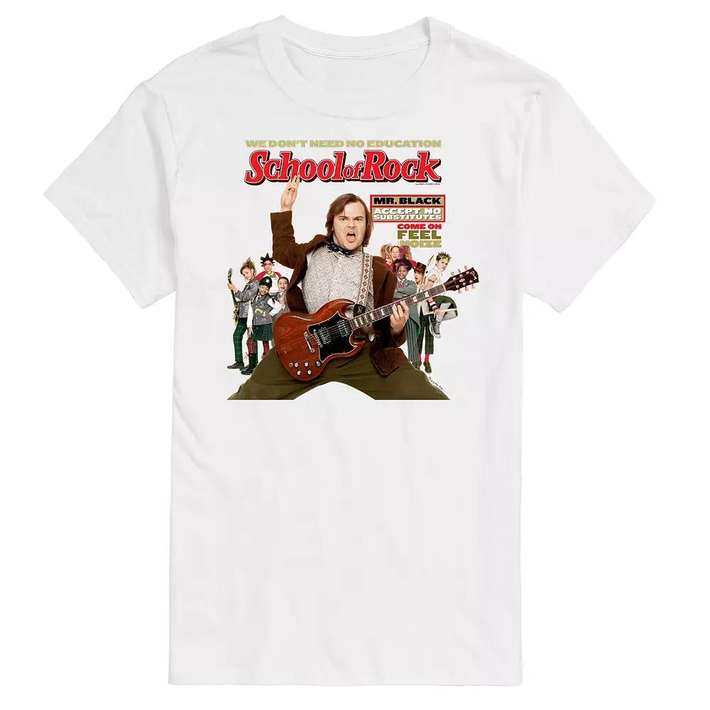 Big & Tall School of Rock Cover Graphic Tee, Mens Product Image