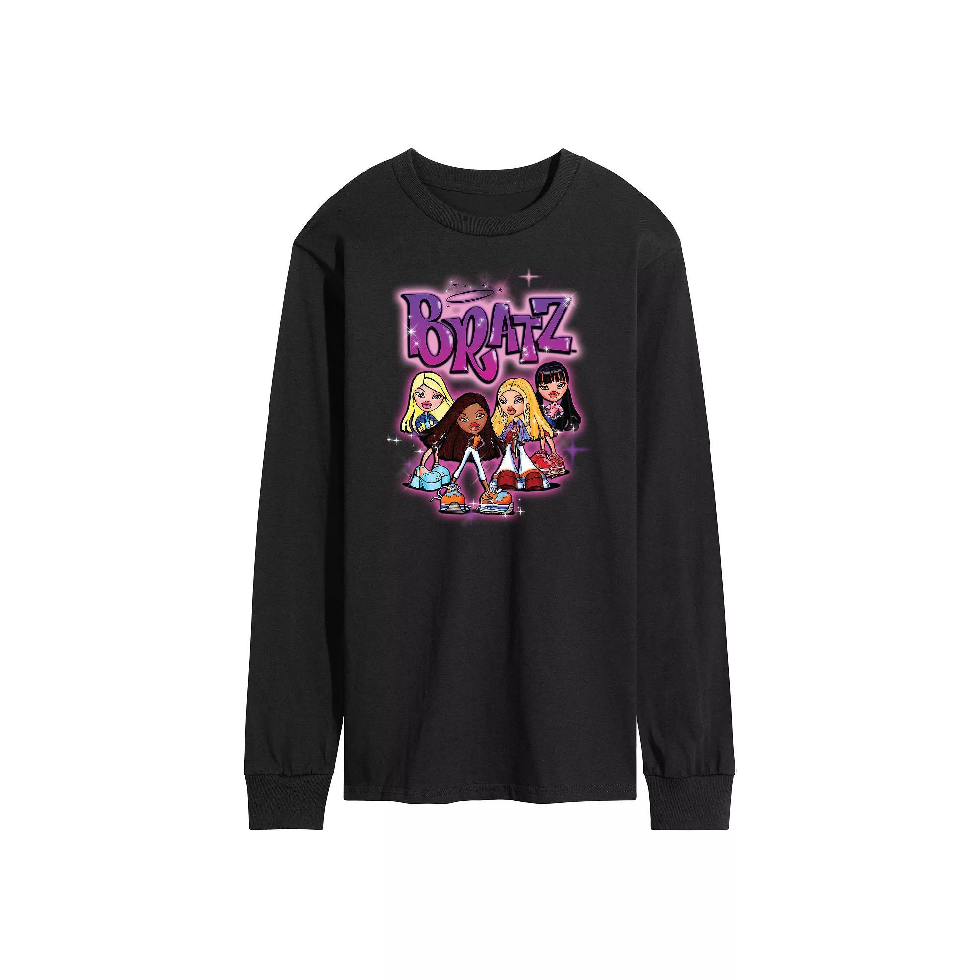 Mens Bratz Doll Group Long Sleeve Graphic Tee Product Image