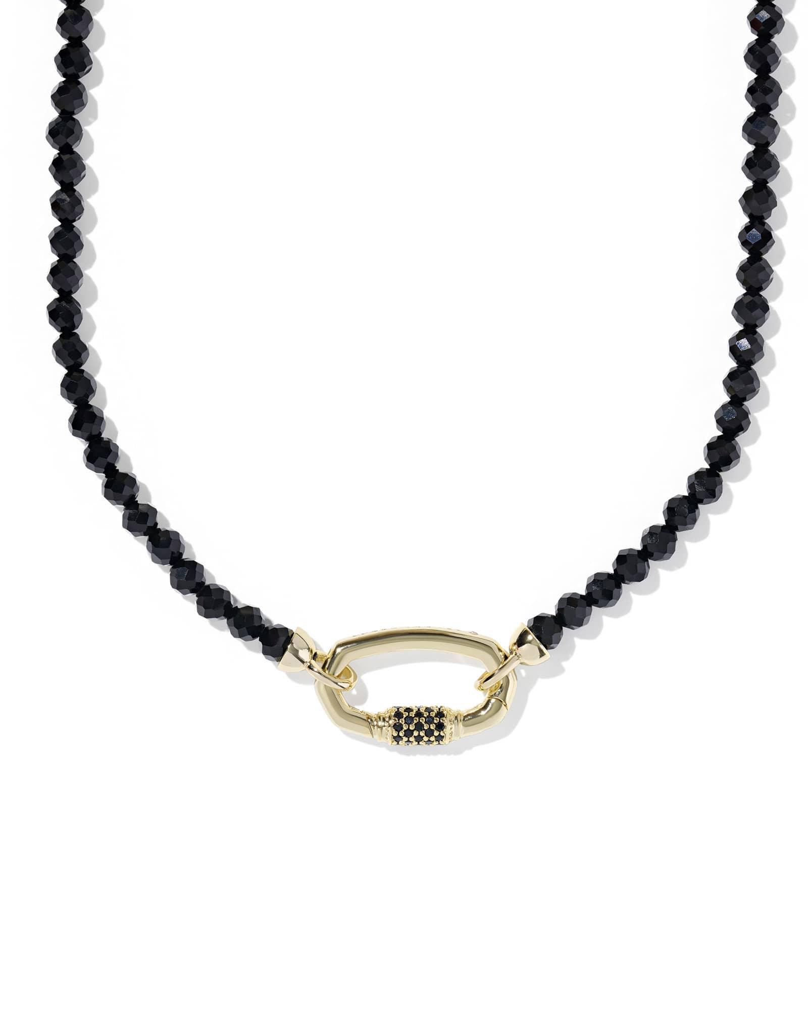 Emery Gold Beaded Strand Necklace Product Image