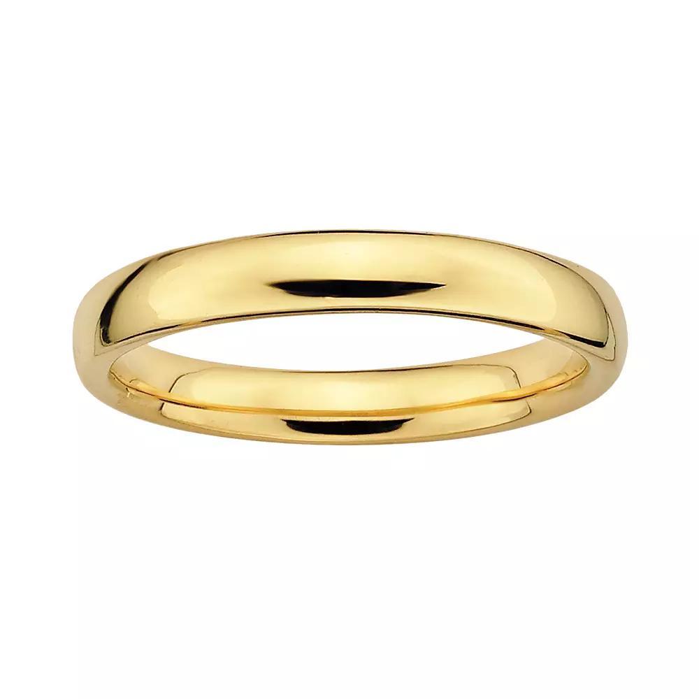 Stacks & Stones 18k Gold Over Silver Stack Ring, Women's Product Image