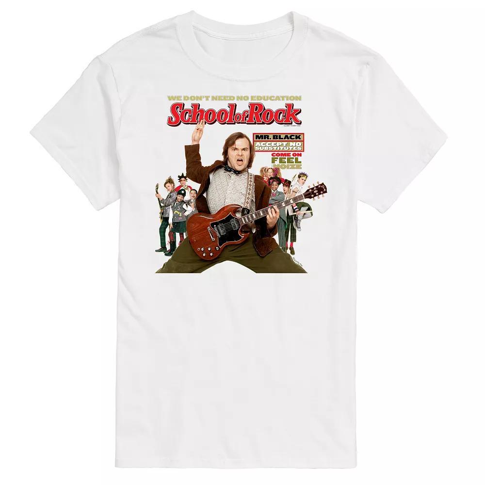 Big & Tall School of Rock Cover Graphic Tee, Mens Product Image