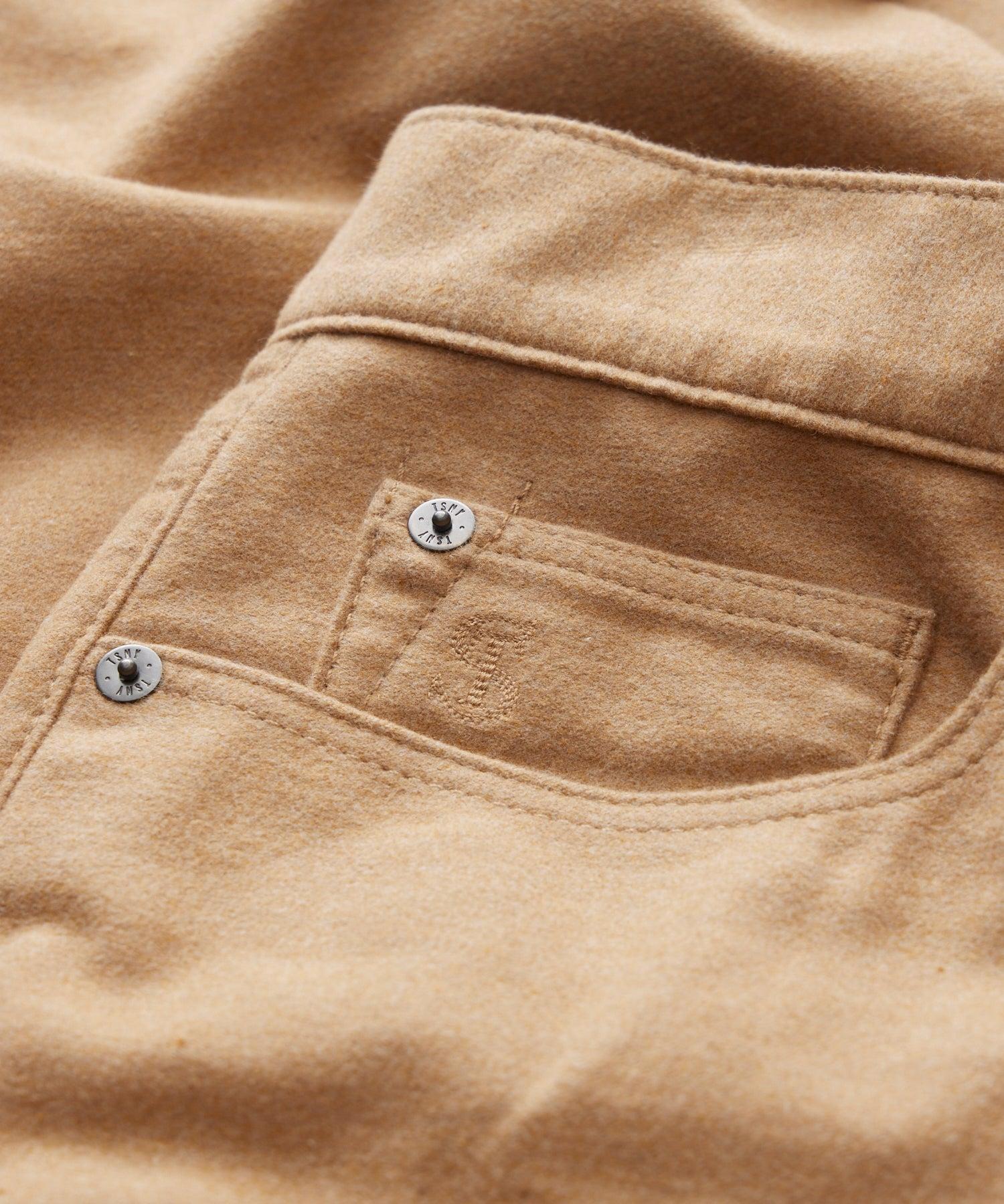Slim Fit 5-Pocket Camelhair Pant Male Product Image