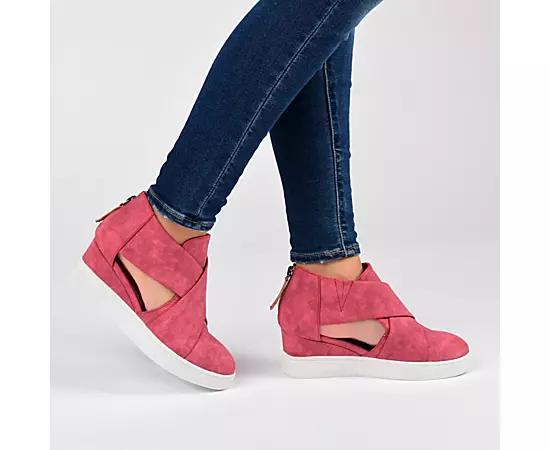Journee Collection Womens Seena Wedge Sneaker Product Image