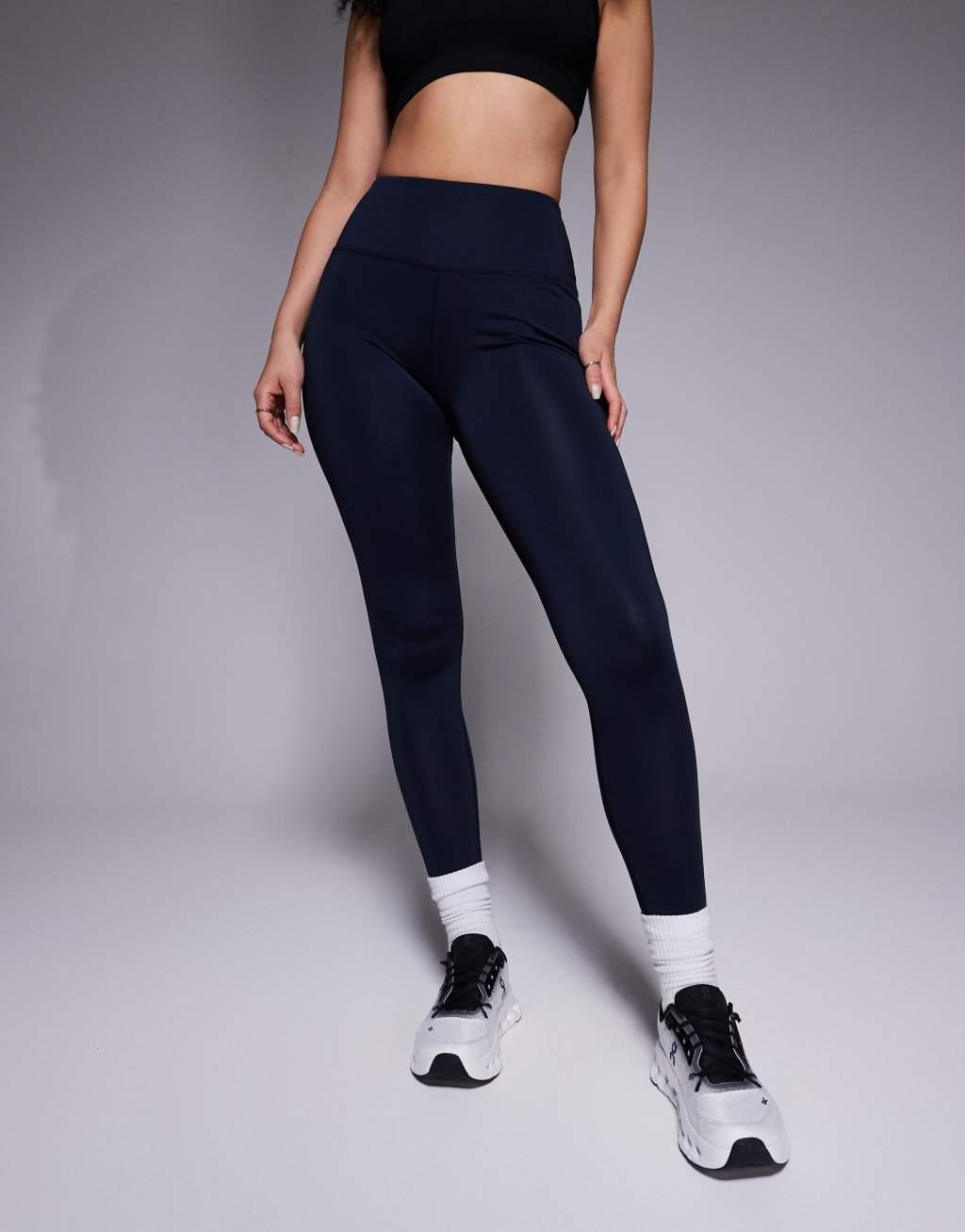 4505 Hourglass Icon bum sculpt high waist gym leggings in navy  Product Image