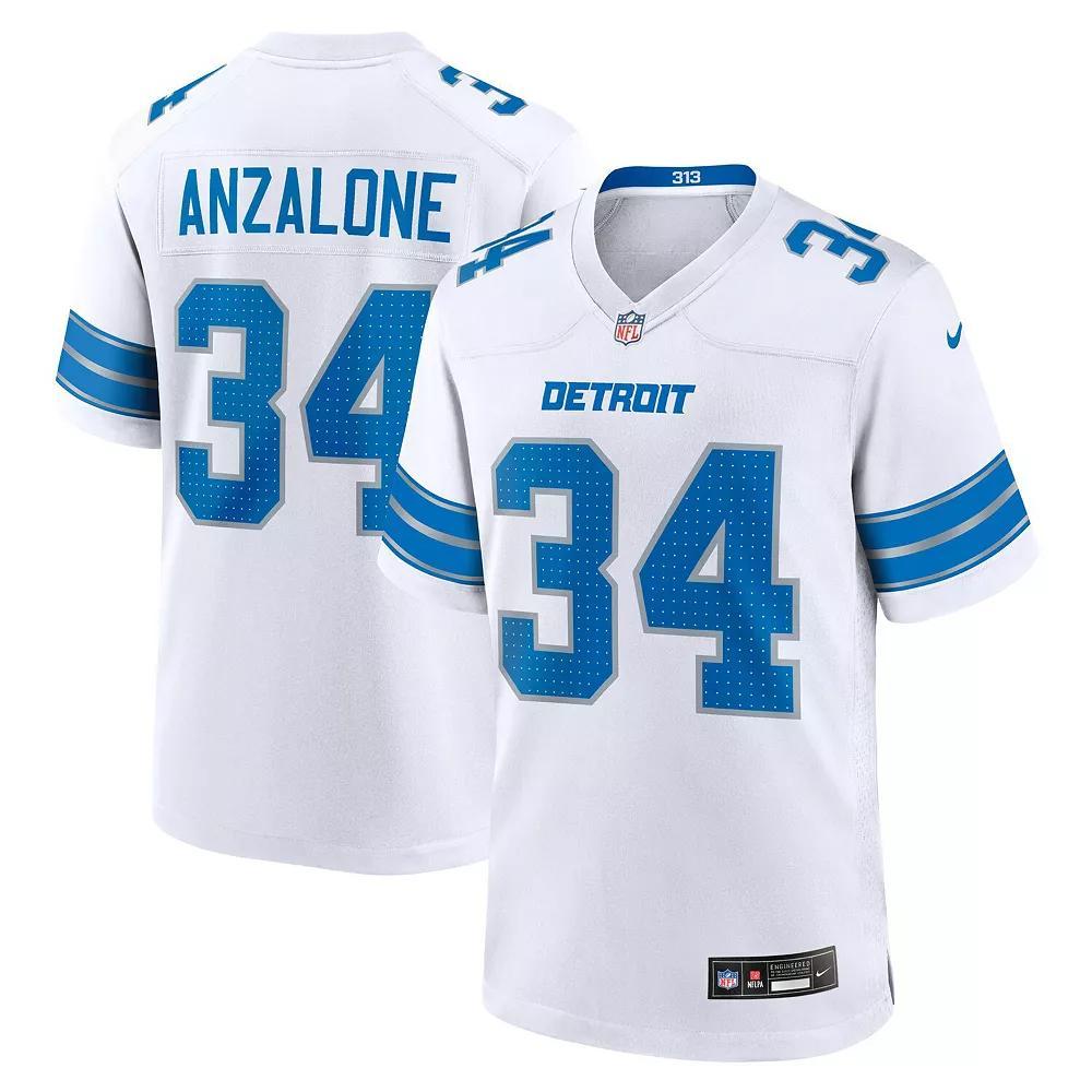 Alex Anzalone Detroit Lions Nike Men's NFL Game Football Jersey Product Image