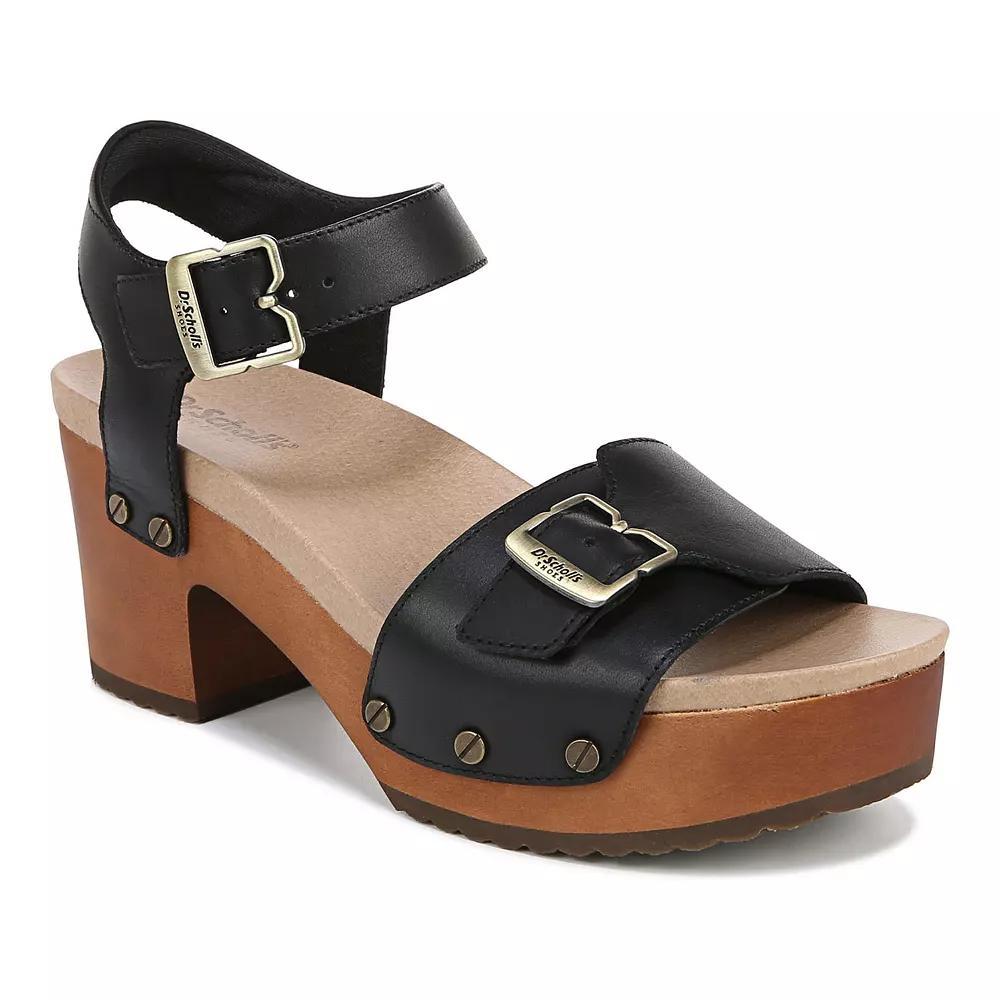 Dr. Scholl's Original Love Women's Heeled Sandals, Size: 10, Black Product Image