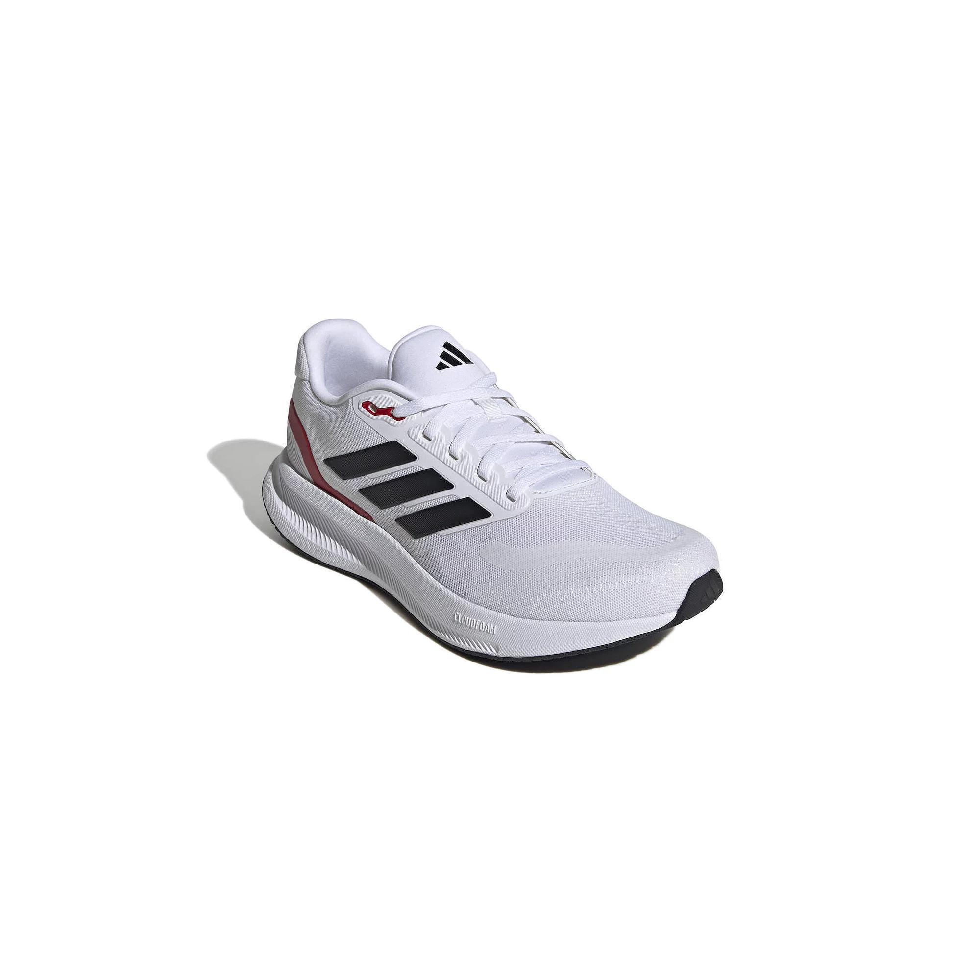 adidas Runfalcon 5 Men's Running Shoes, Size: 14, White Black Red Product Image