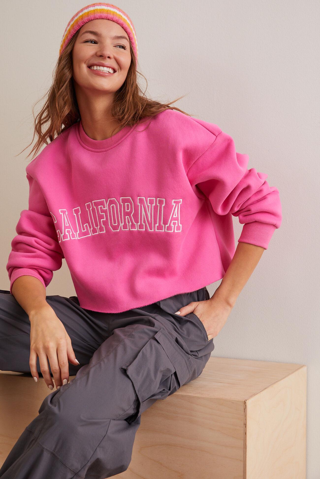 California Cropped Sweatshirt Product Image