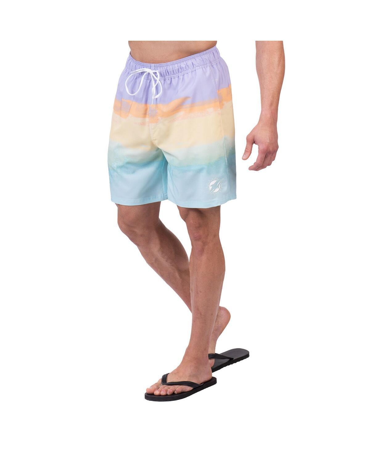 Men's G-III Sports by Carl Banks Miami Dolphins Perfect Game Volley Shorts, Size: 2XL, Yellow Product Image