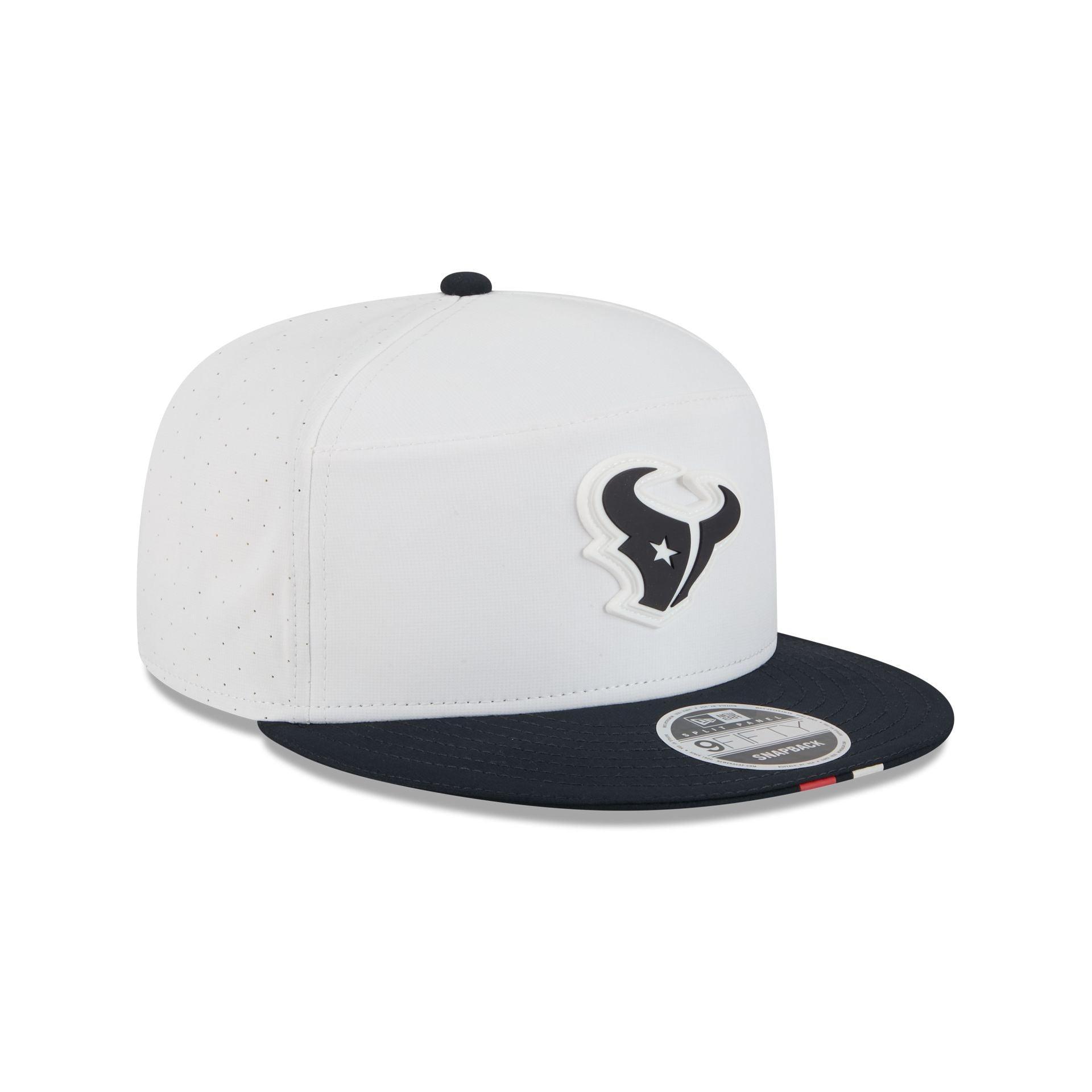 Houston Texans 2025 Training Split Panel 9FIFTY Snapback Hat Male Product Image
