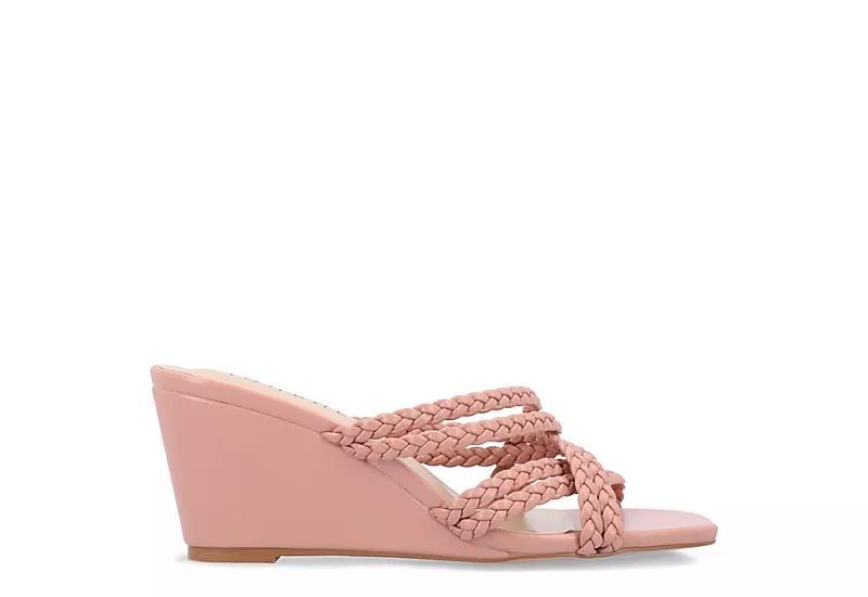 Journee Collection Womens Baylen Wedge Slip On Sandal Product Image