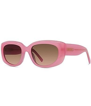 Givenchy Womens GV Day 54mm Geometric Rectangle Gradient Sunglasses - Shiny Opaline Pink/Gradient Brown Pink Product Image