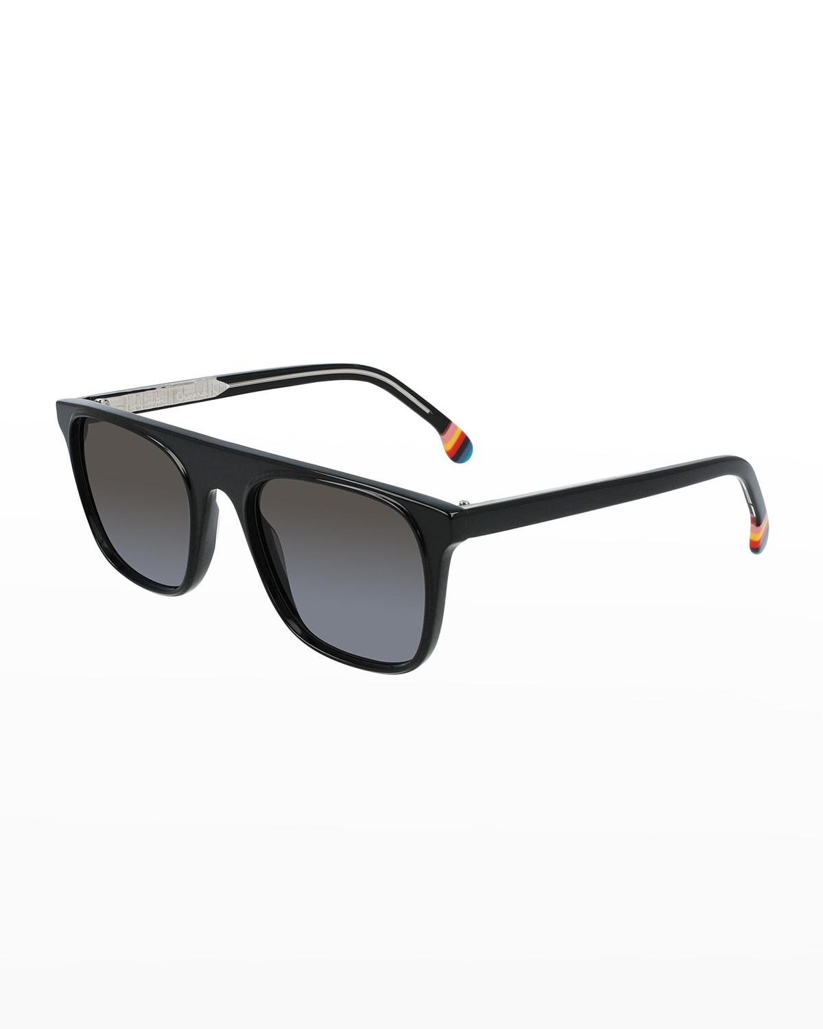 Mens Flat-Top Rectangle Sunglasses Product Image