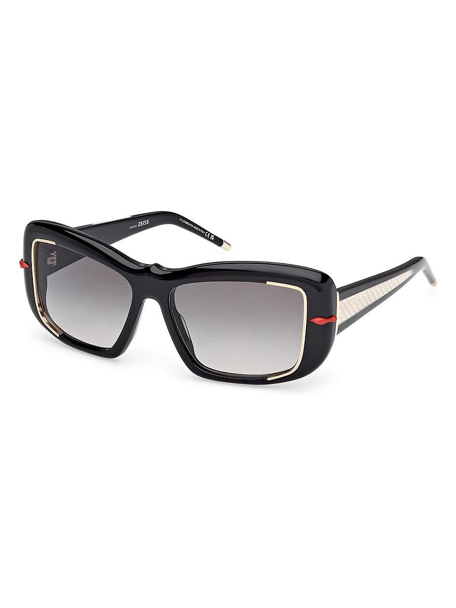 Womens 56MM Square Sunglasses Product Image