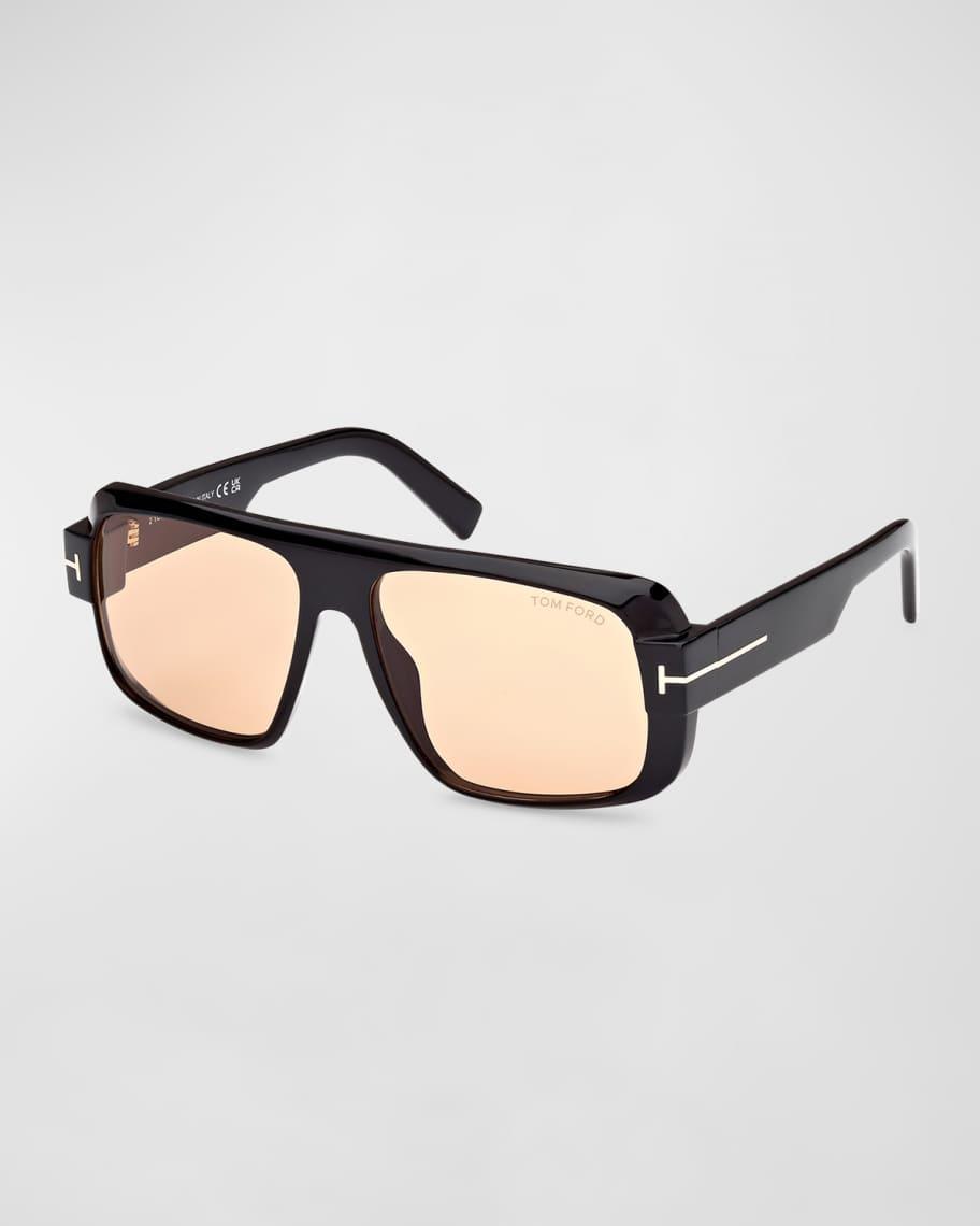 Mens Turner Acetate Rectangle Sunglasses Product Image