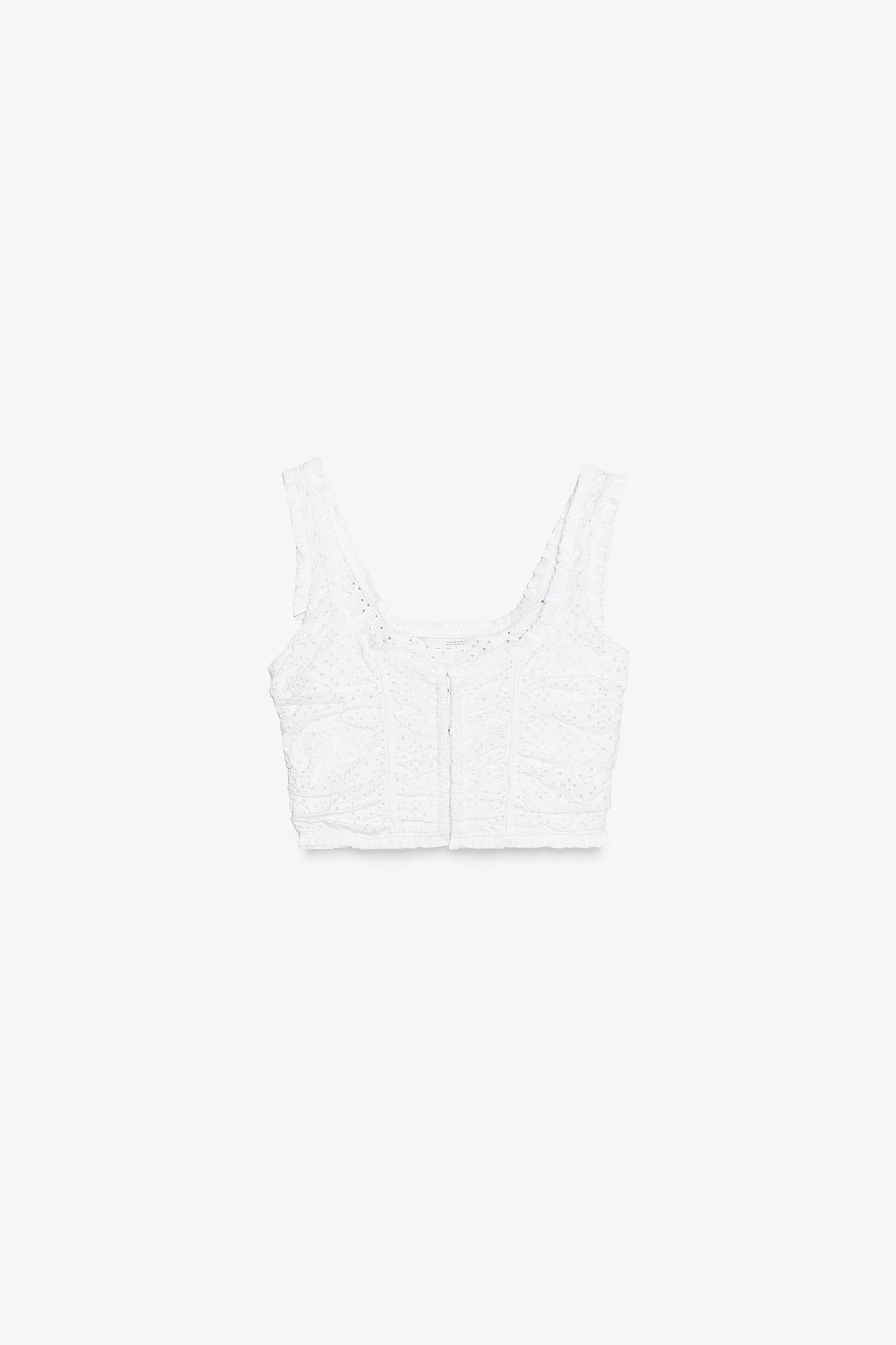 OPENWORK EMBROIDERED TOP Product Image