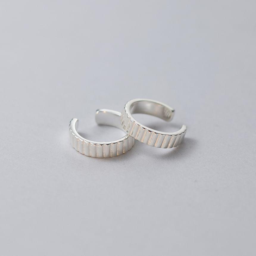 S925 Sterling Silver Gear Ear Cuff Product Image