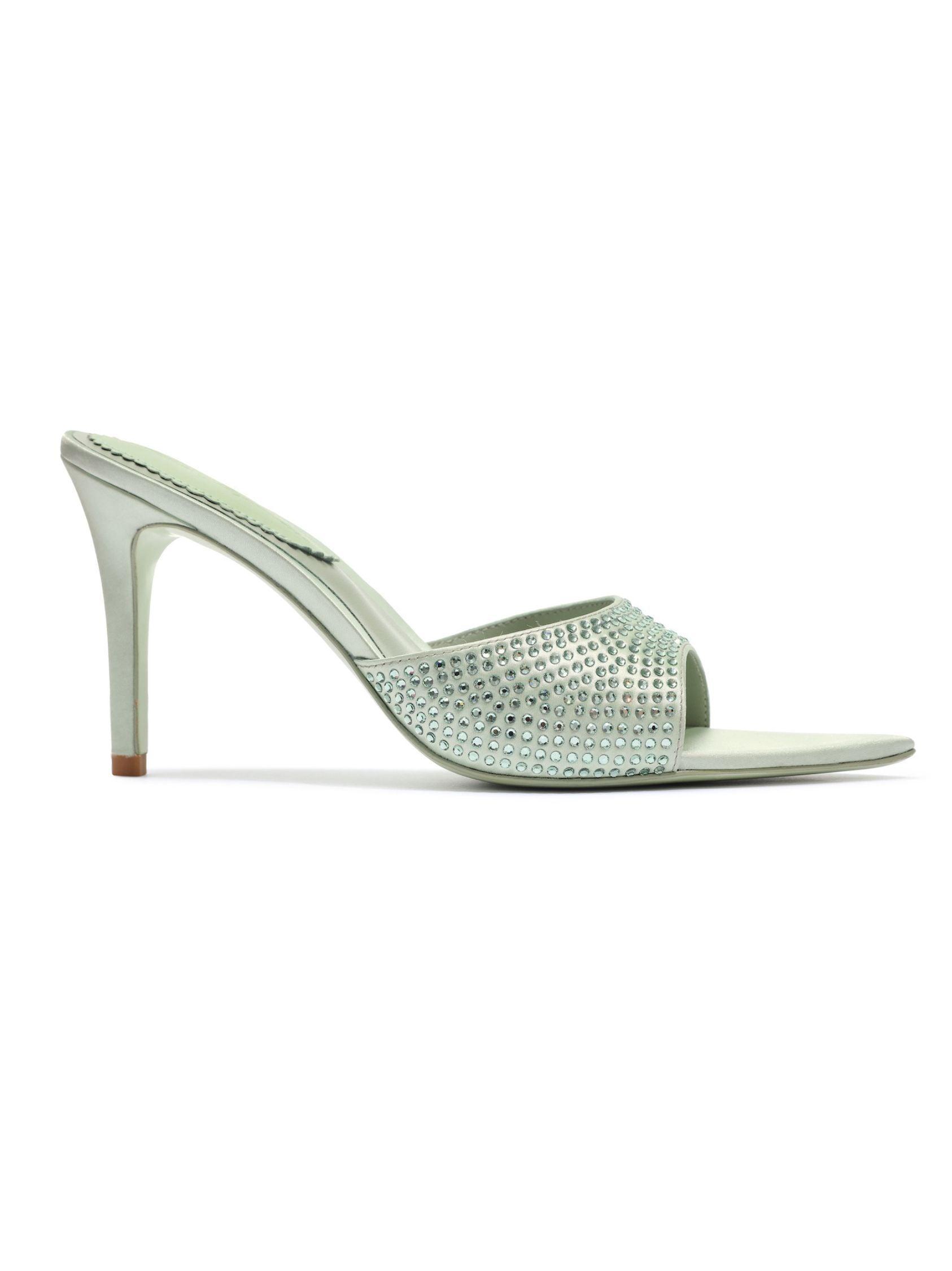Kate Diamond Heels (Green) (Final Sale) Product Image