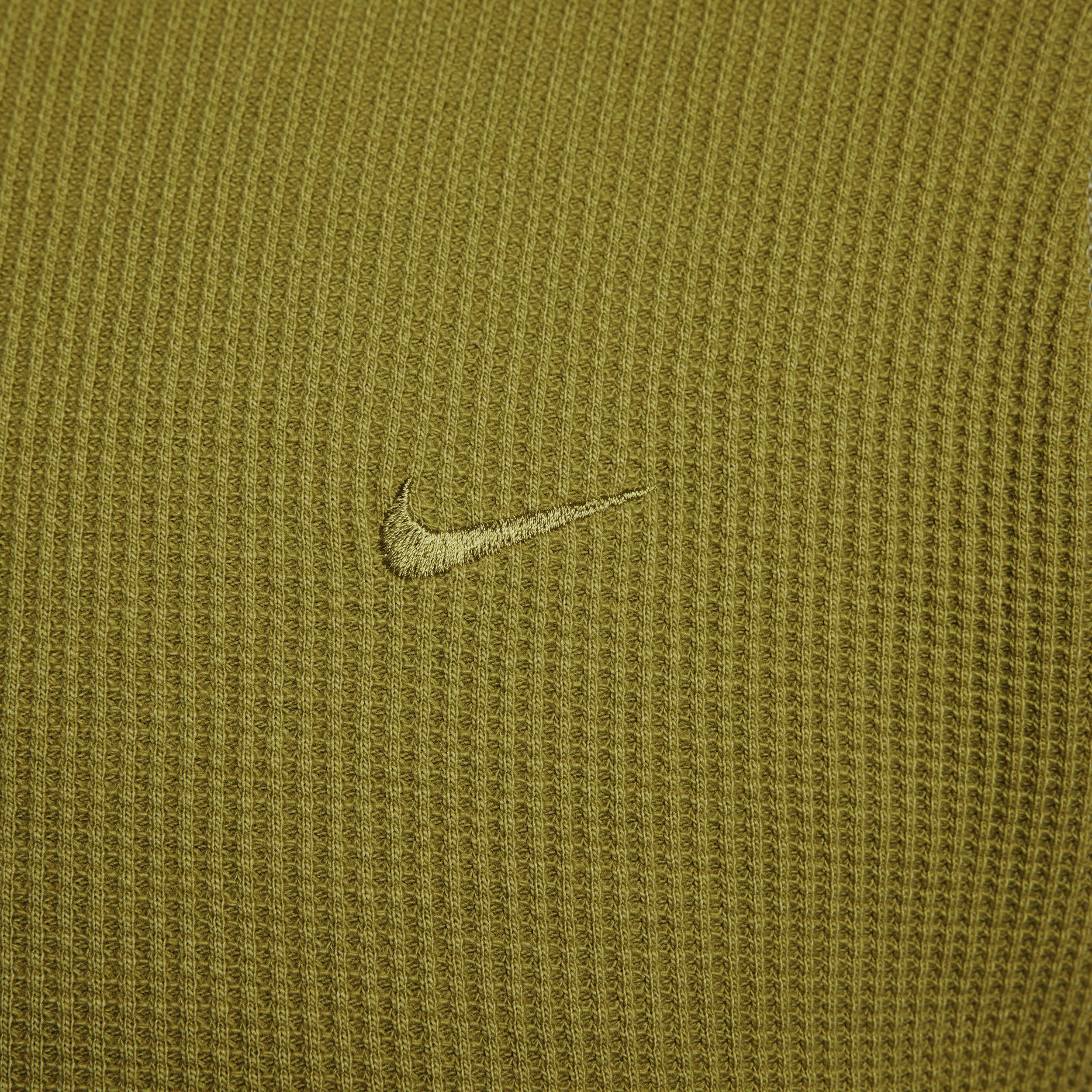 Nike Life Men's Long-Sleeve Heavyweight Waffle Top Product Image