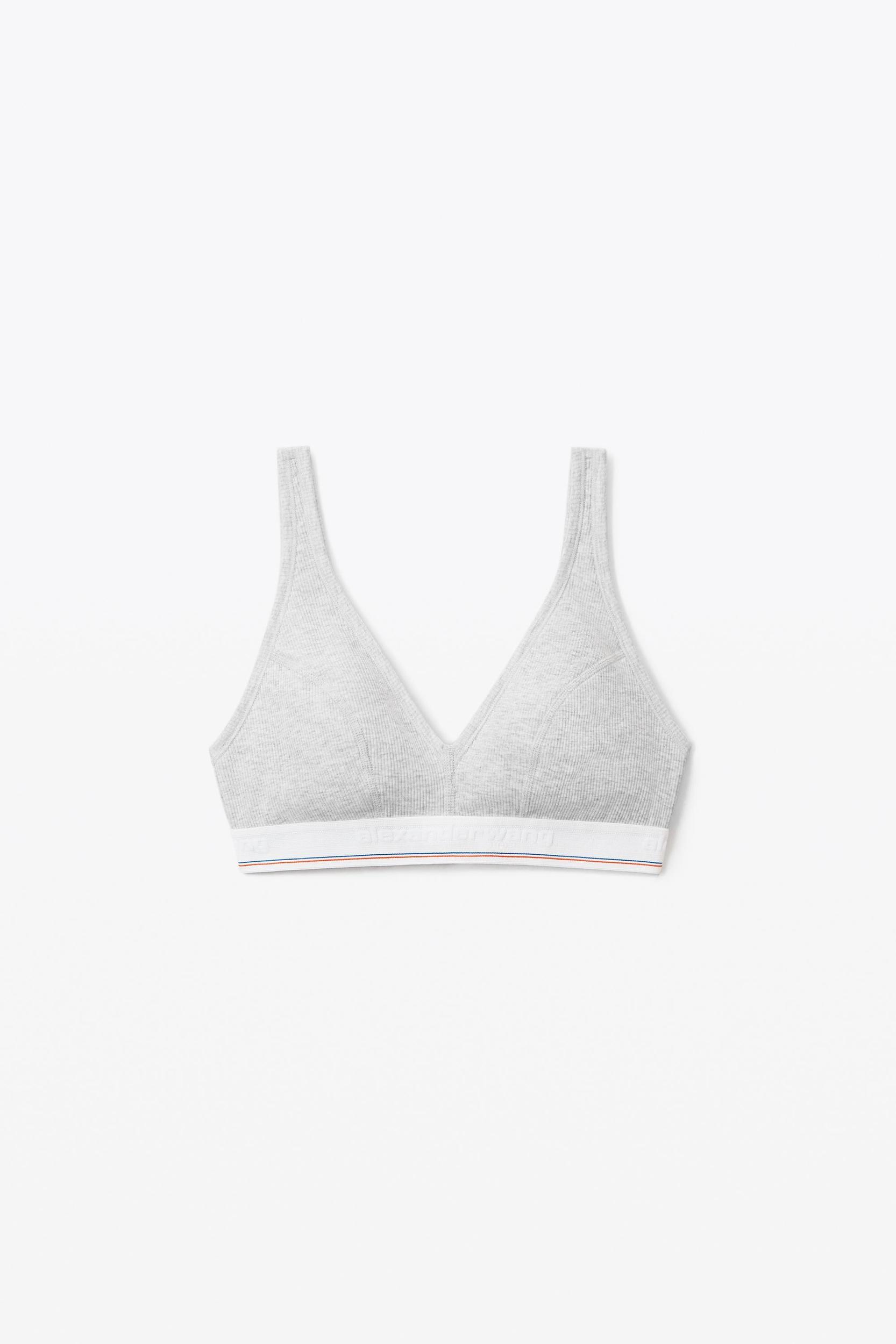 V-neck Bralette In Ribbed Jersey Product Image