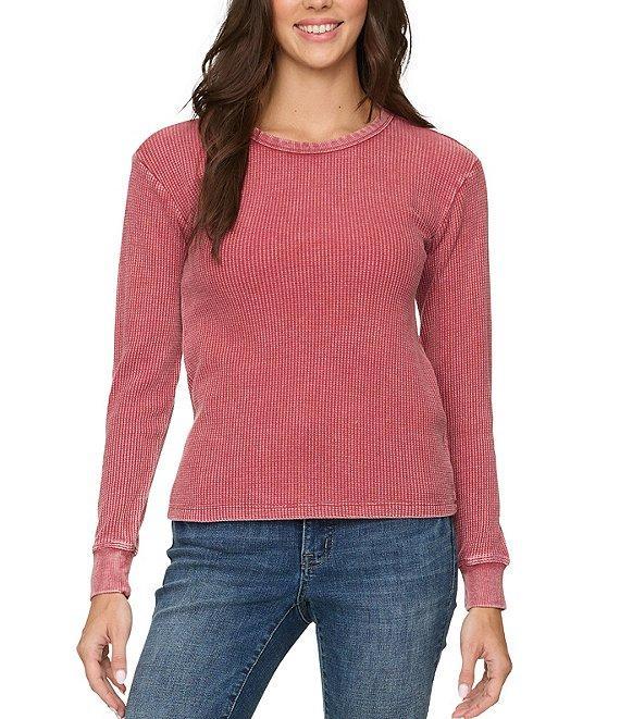 Flag and Anthem Fayston Long Sleeve Waffle Knit Top Product Image
