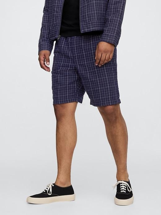 9" Linen-Cotton Easy Shorts Product Image