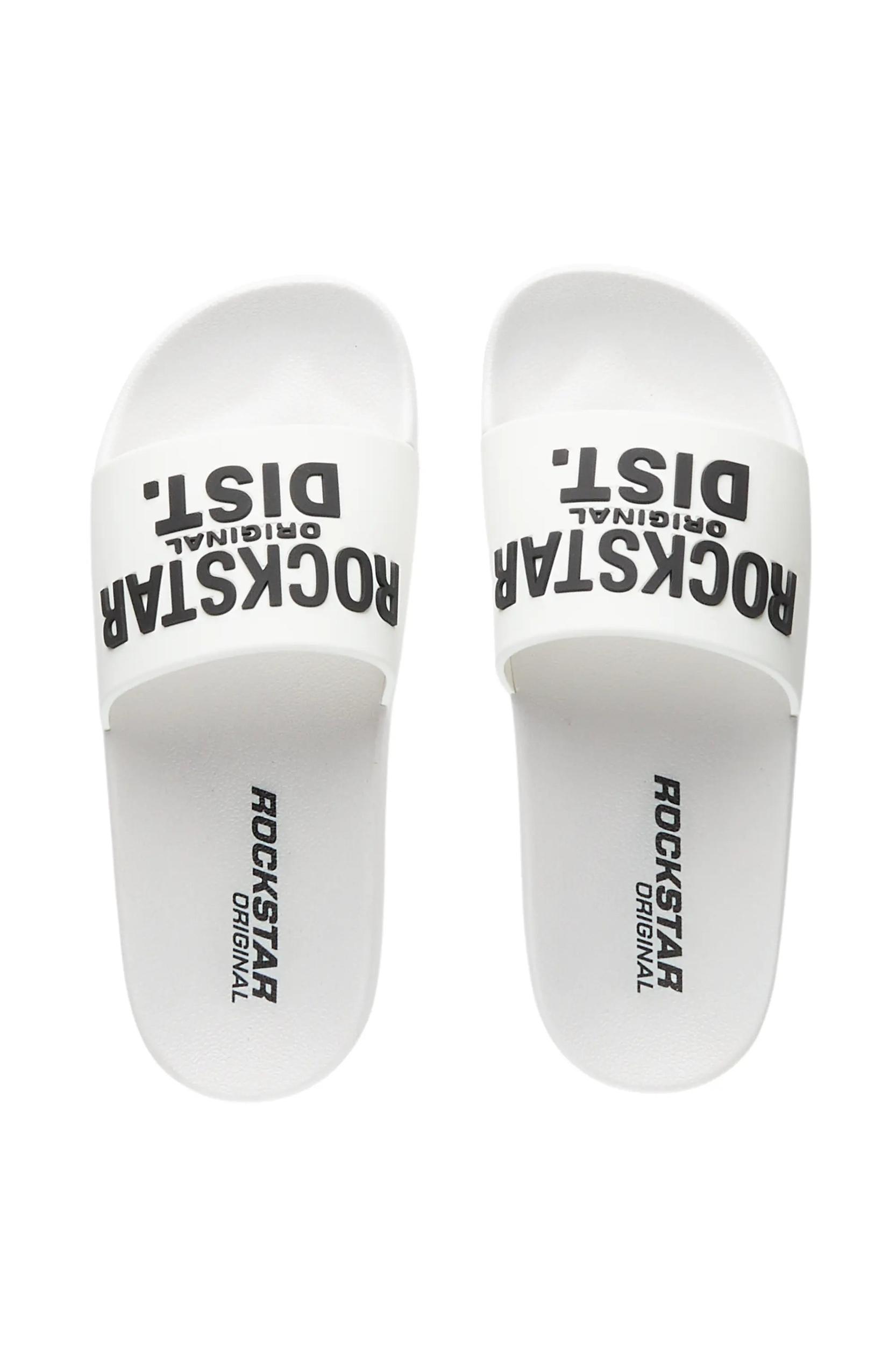 Laguna Lake White Graphic Slides Male Product Image