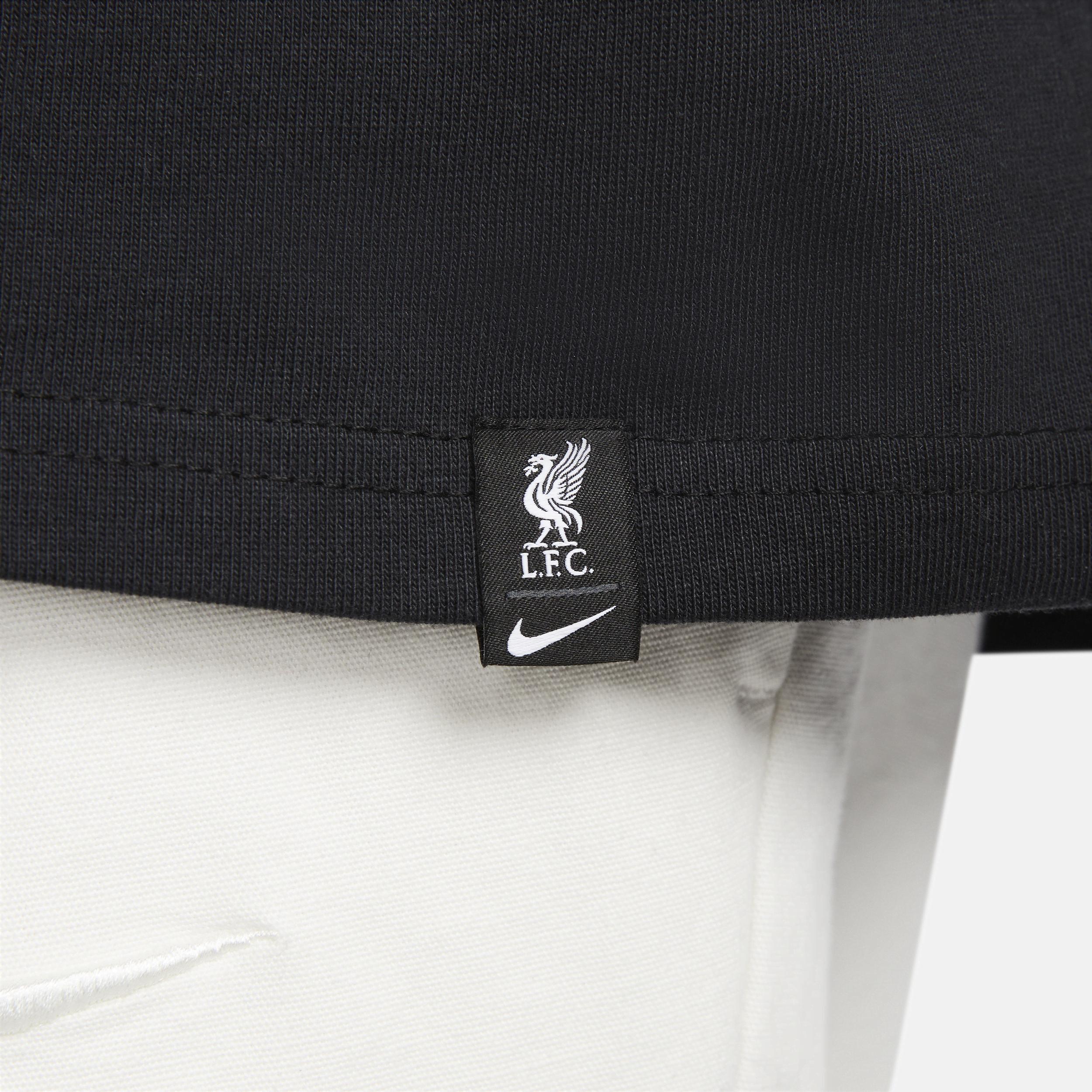 Mens Nike Black Liverpool Air Traffic T-Shirt Product Image
