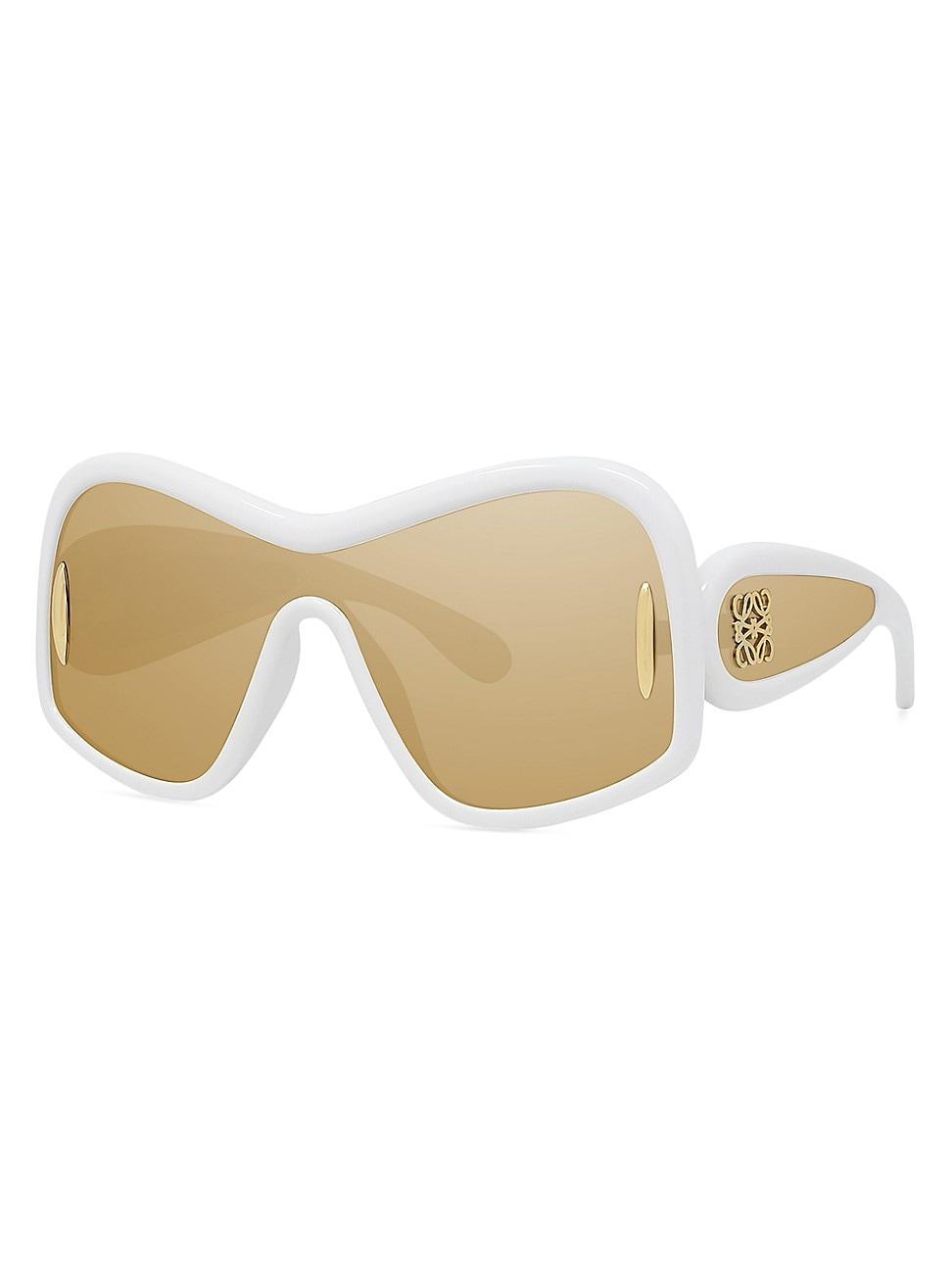 Loewe Anagram Fashion Mirrored Mask Sunglasses Product Image