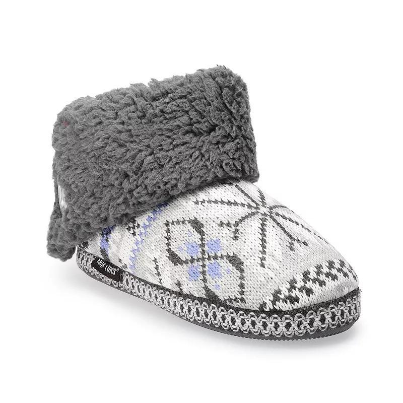 Women's MUK LUKS® Melinda Slippers- Small, Light Blue Product Image
