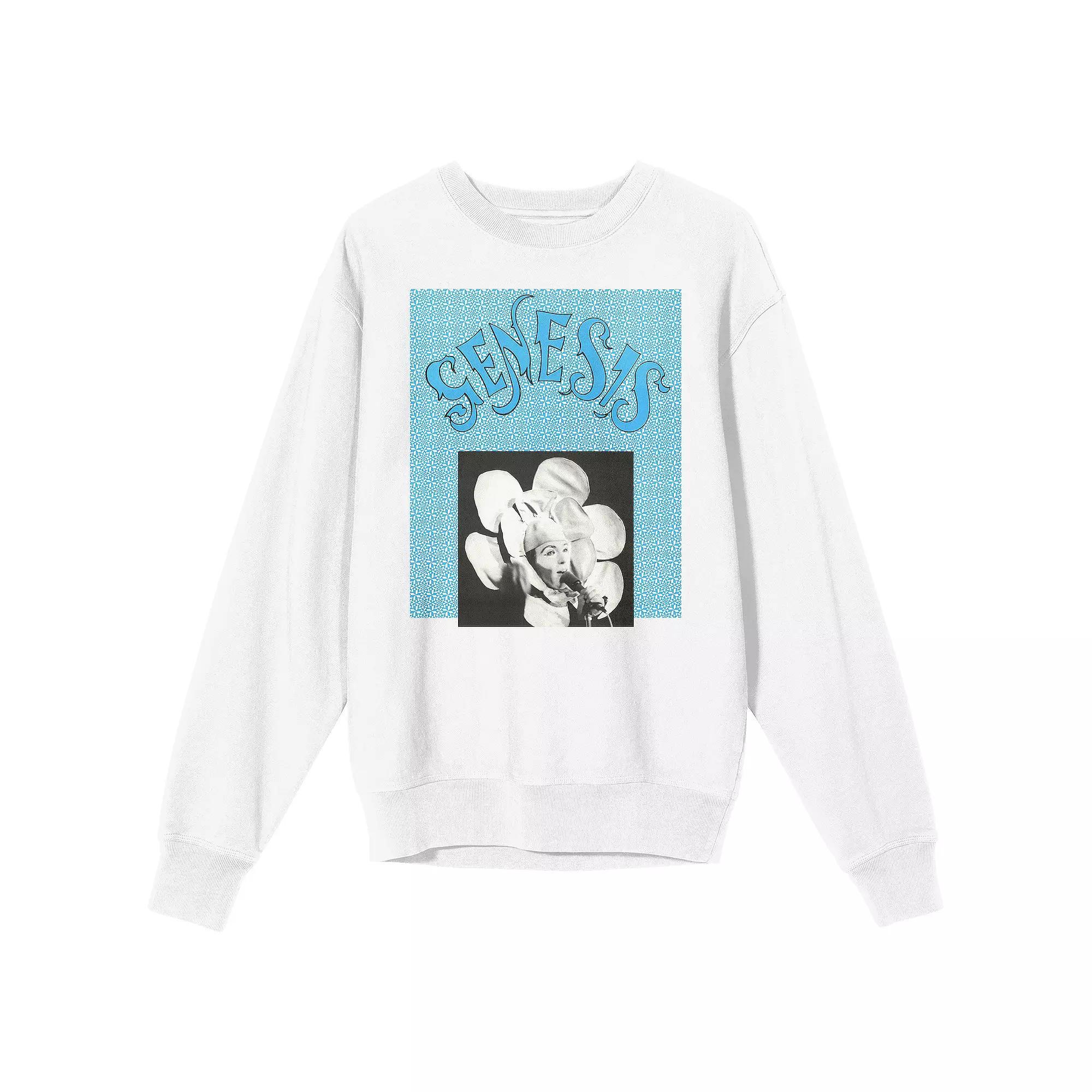 Men's Genesis Flower Singer Sweatshirt, Size: Large, White Product Image
