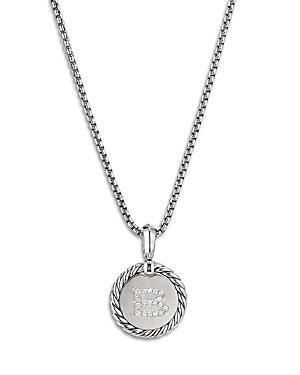 David Yurman Sterling Silver Cable Collectibles Initial Charm Product Image