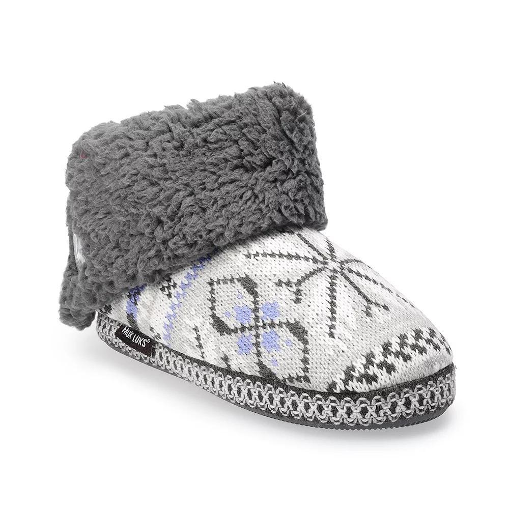 Women's MUK LUKS® Melinda Slippers- Small, Light Blue Product Image