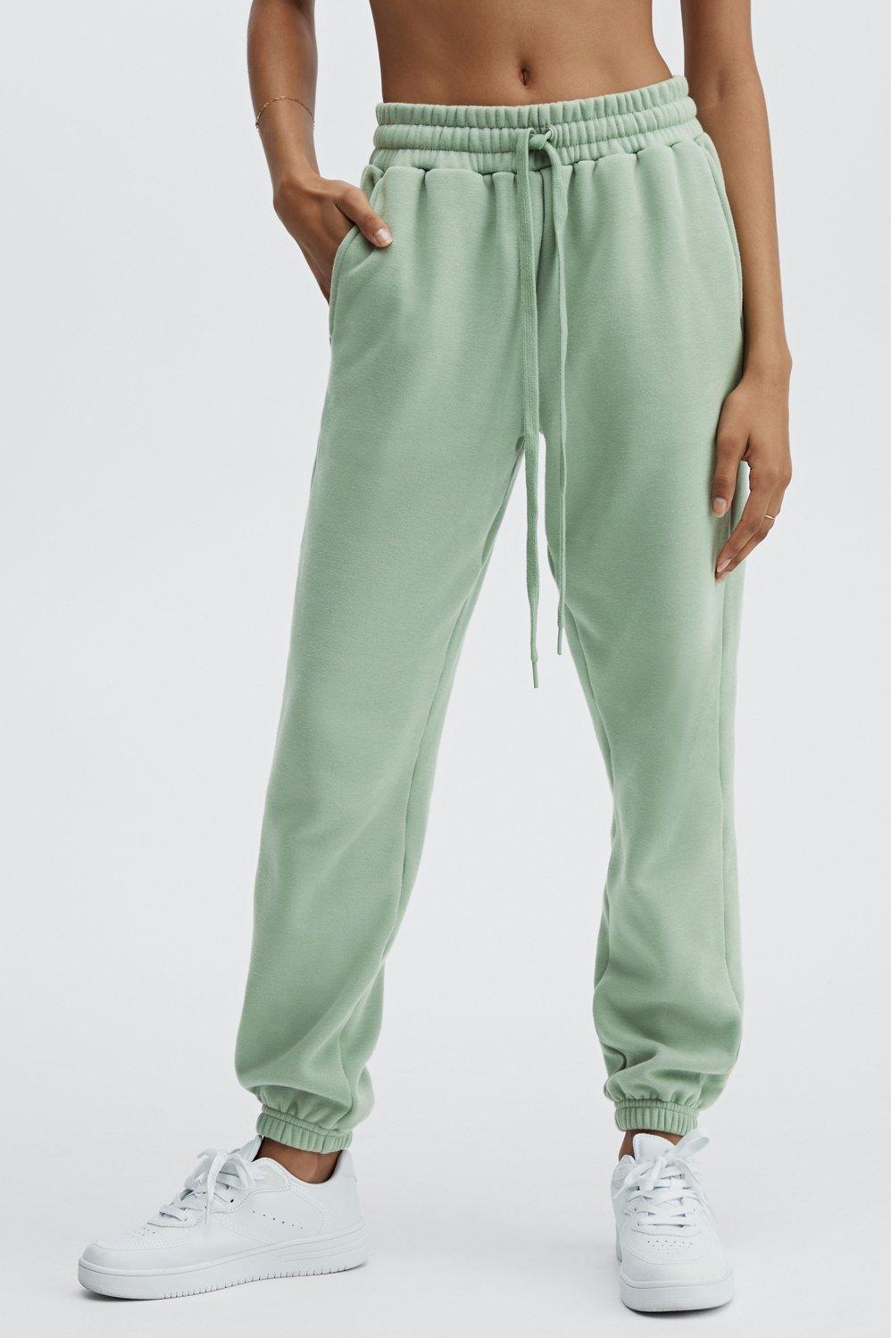 Fabletics Eco Go-To Sweatpant Womens green Size S Product Image