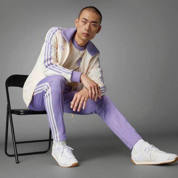 adidas Real Madrid Track Pants Magic Lilac XS Mens Product Image