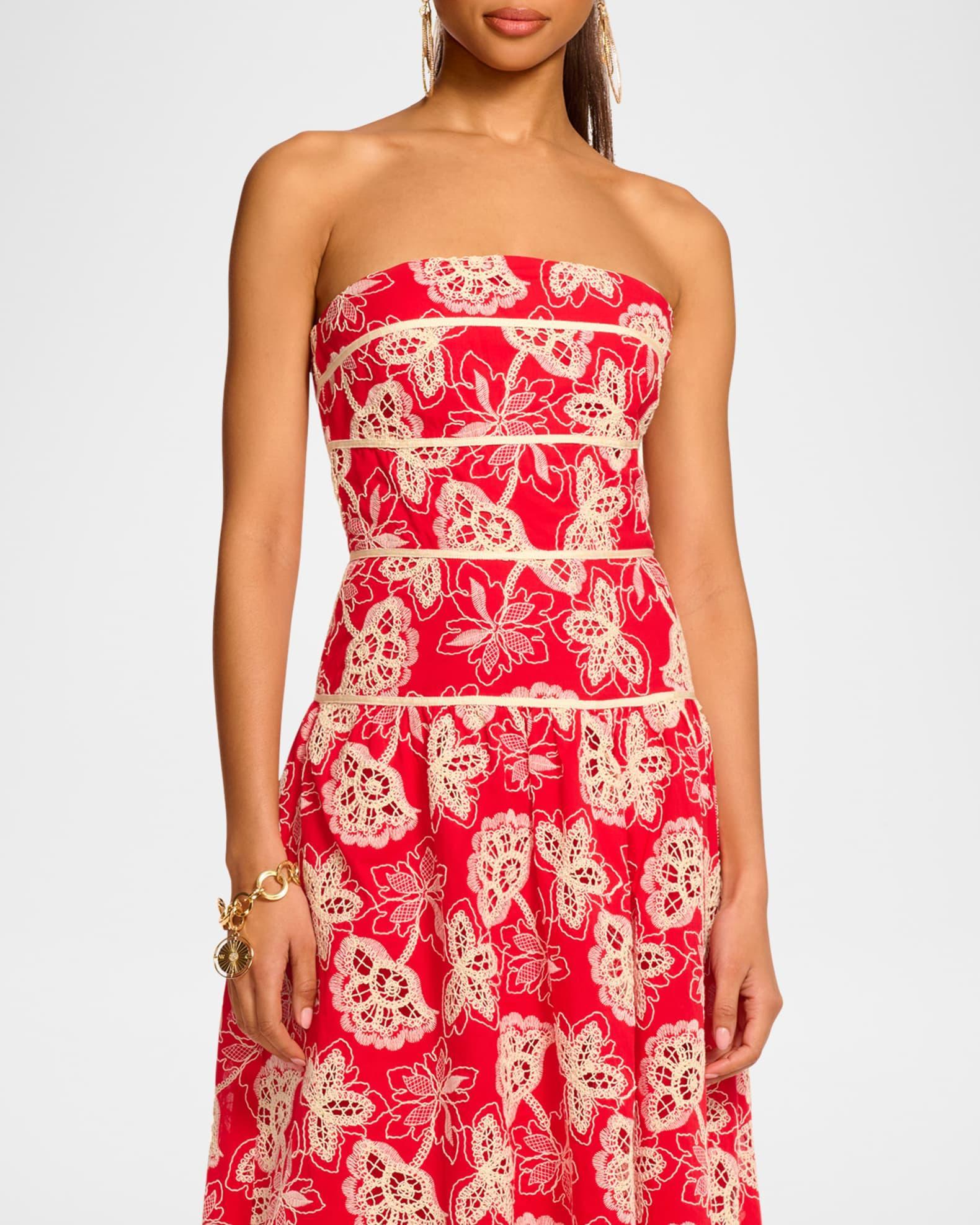 Blanca Strapless Midi Dress Product Image