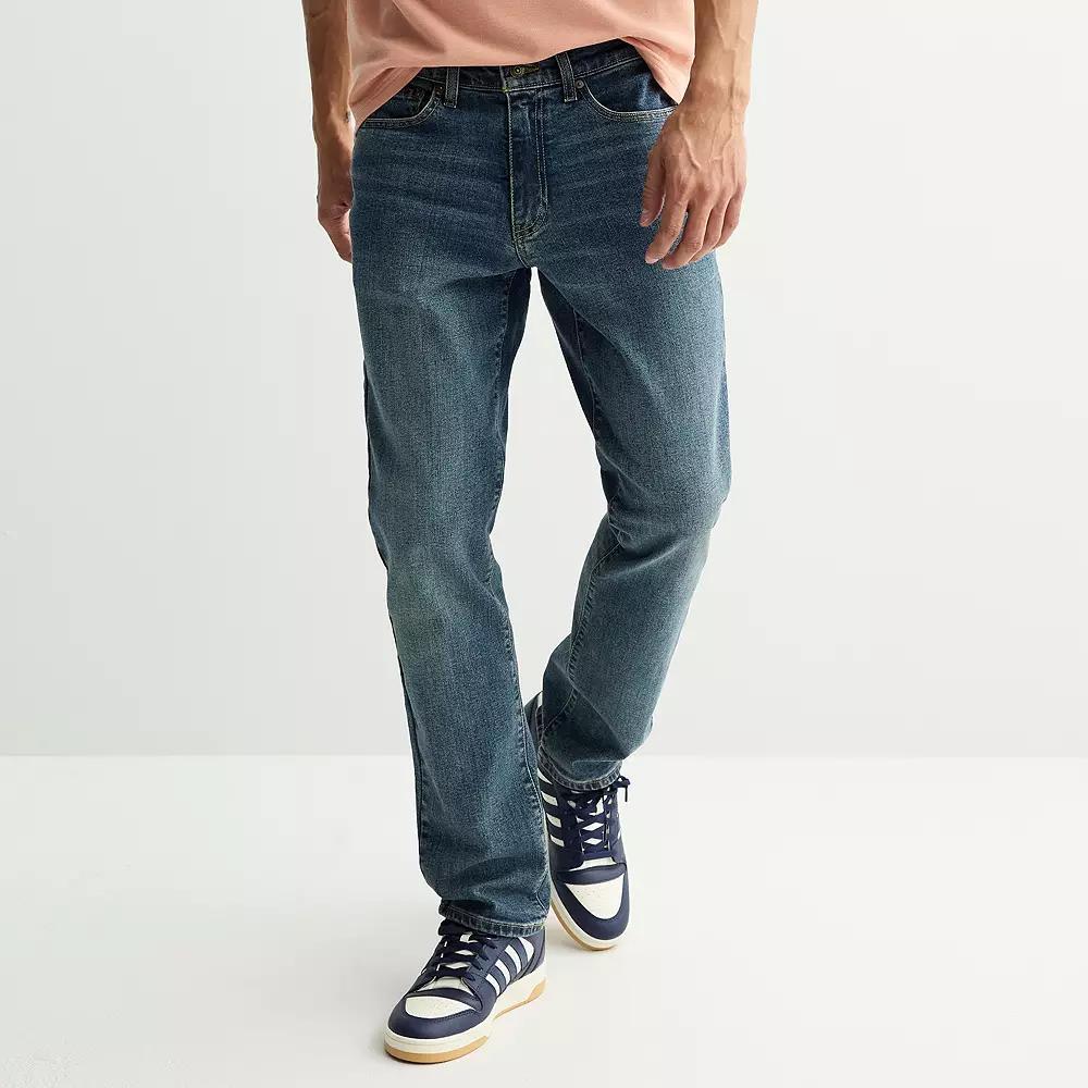 Men's Sonoma Goods For Life® Slim-Fit Everyday Jean, Size: 30X30, Medium Heritage Blue Product Image