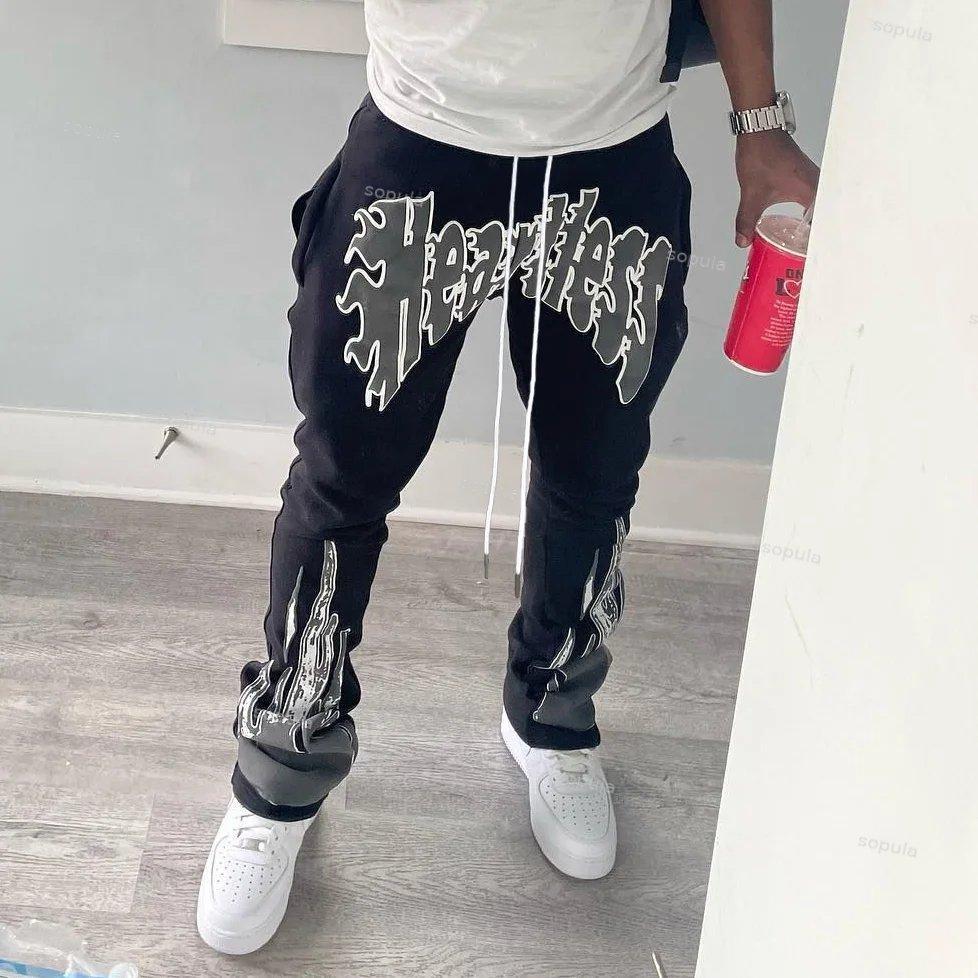 Sopula Heartless Graphic Men's Flared Sweatpants Product Image