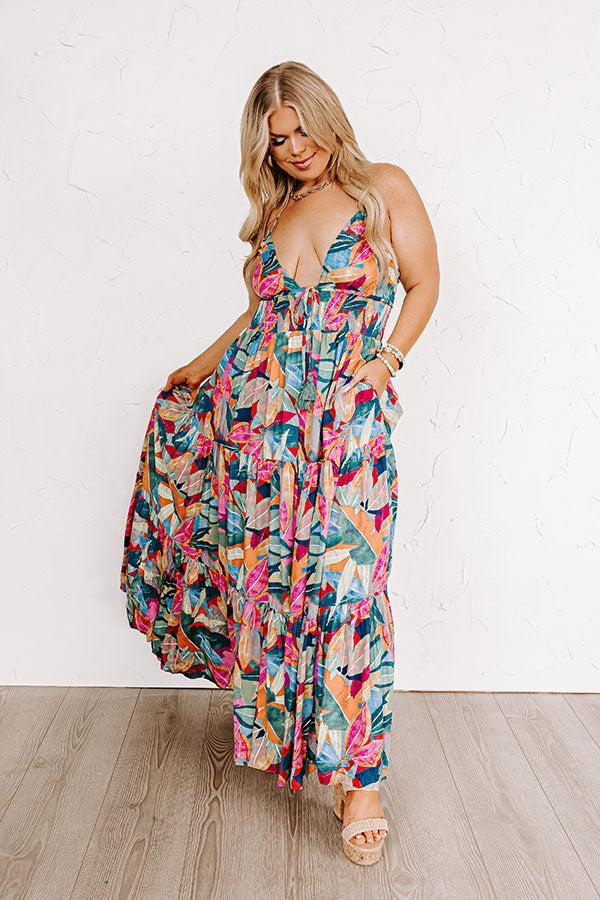 Tropical Fizz Maxi Dress Curves Product Image