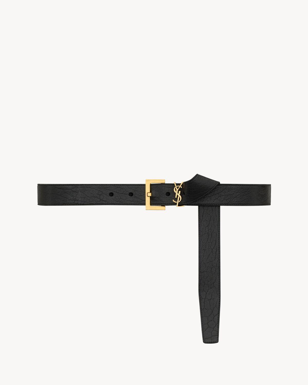 CASSANDRE belt in grained lambskin | Saint Laurent | YSL.com Product Image