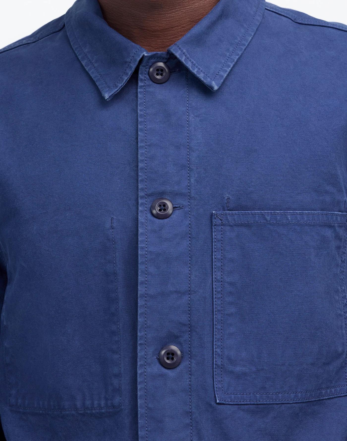 Overshirt in Garment-Dyed Canvas Product Image